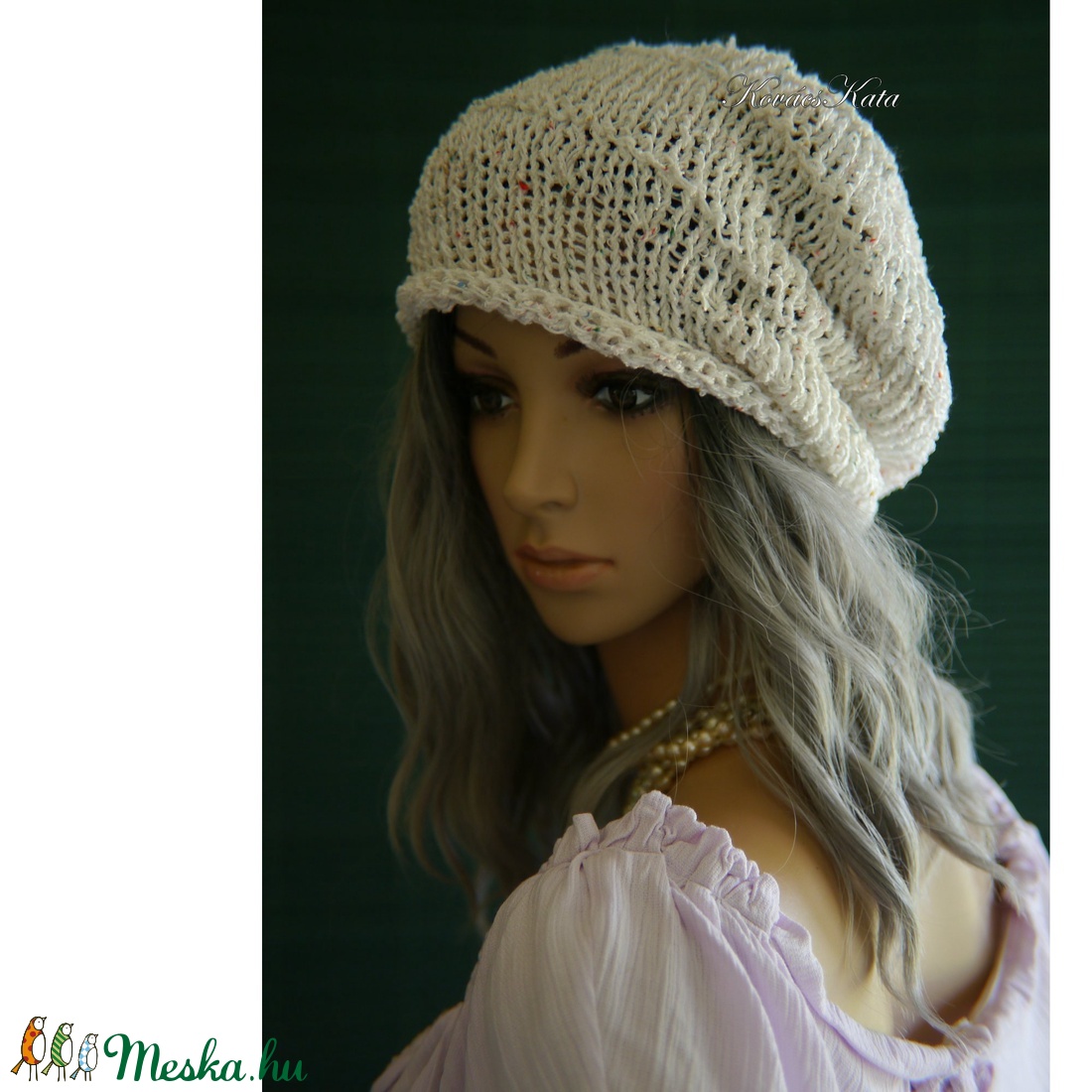 BEANIE - trendi kézzel kötött sapka - ruha & divat - sál, sapka, kendő - sapka - Meska.hu