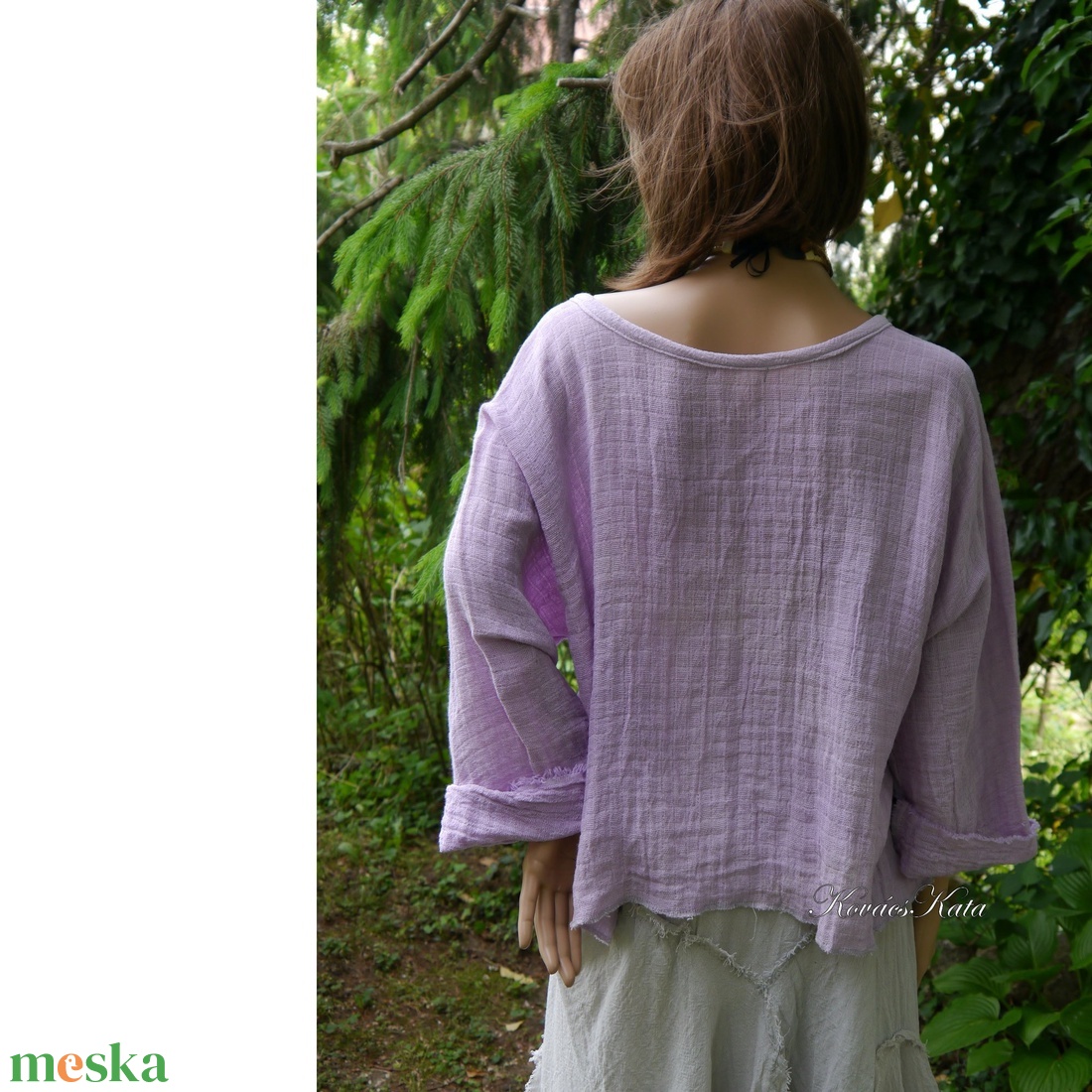 T-KARDI / orgona - lagenlook gézkabátka - ruha & divat - női ruha - bolero - Meska.hu T-KARDI / orgona - lagenlook gézkabátka - ruha & divat - női ruha - bolero - Meska.hu