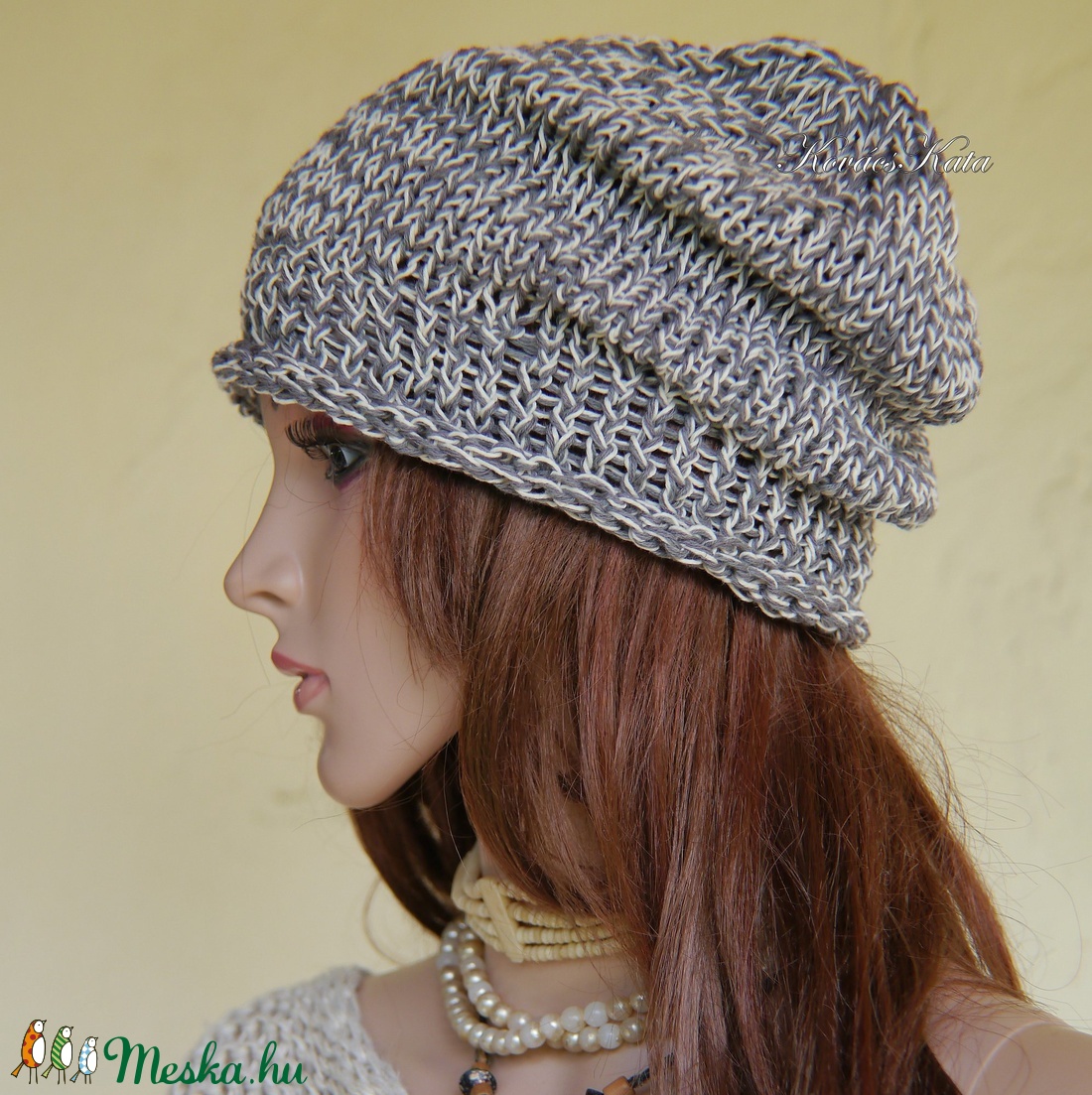 BEANIE / cink - trendi kézzel kötött lenes sapka - ruha & divat - sál, sapka, kendő - sapka - Meska.hu BEANIE / cink - trendi kézzel kötött lenes sapka - ruha & divat - sál, sapka, kendő - sapka - Meska.hu