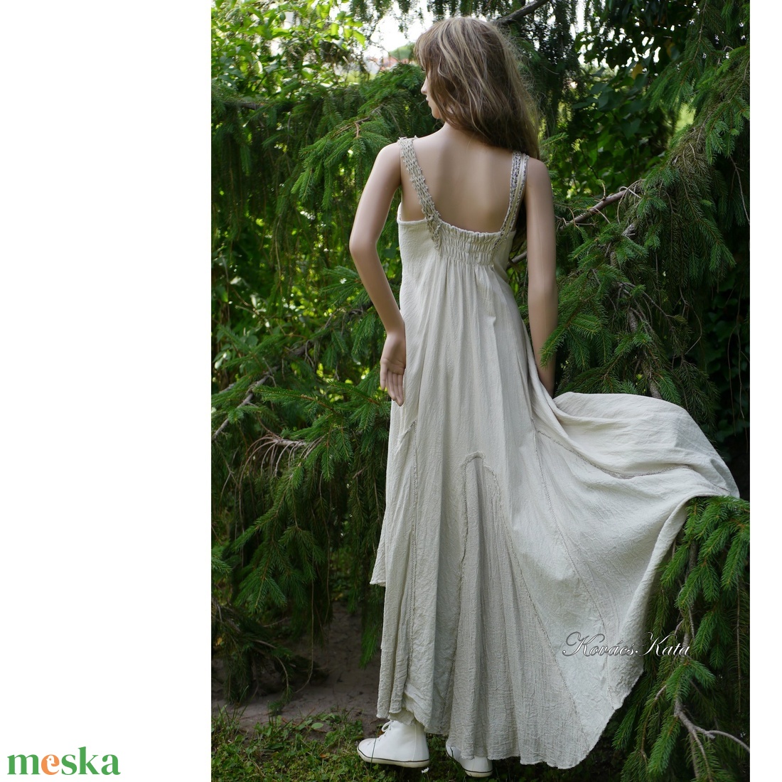  TAMARA / sand - shabby chic design ruha  - ruha & divat - női ruha - ruha - Meska.hu