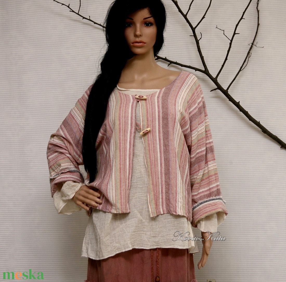 ETNO KABÁTKA - lagenlook design - ruha & divat - női ruha - bolero - Meska.hu ETNO KABÁTKA - lagenlook design - ruha & divat - női ruha - bolero - Meska.hu