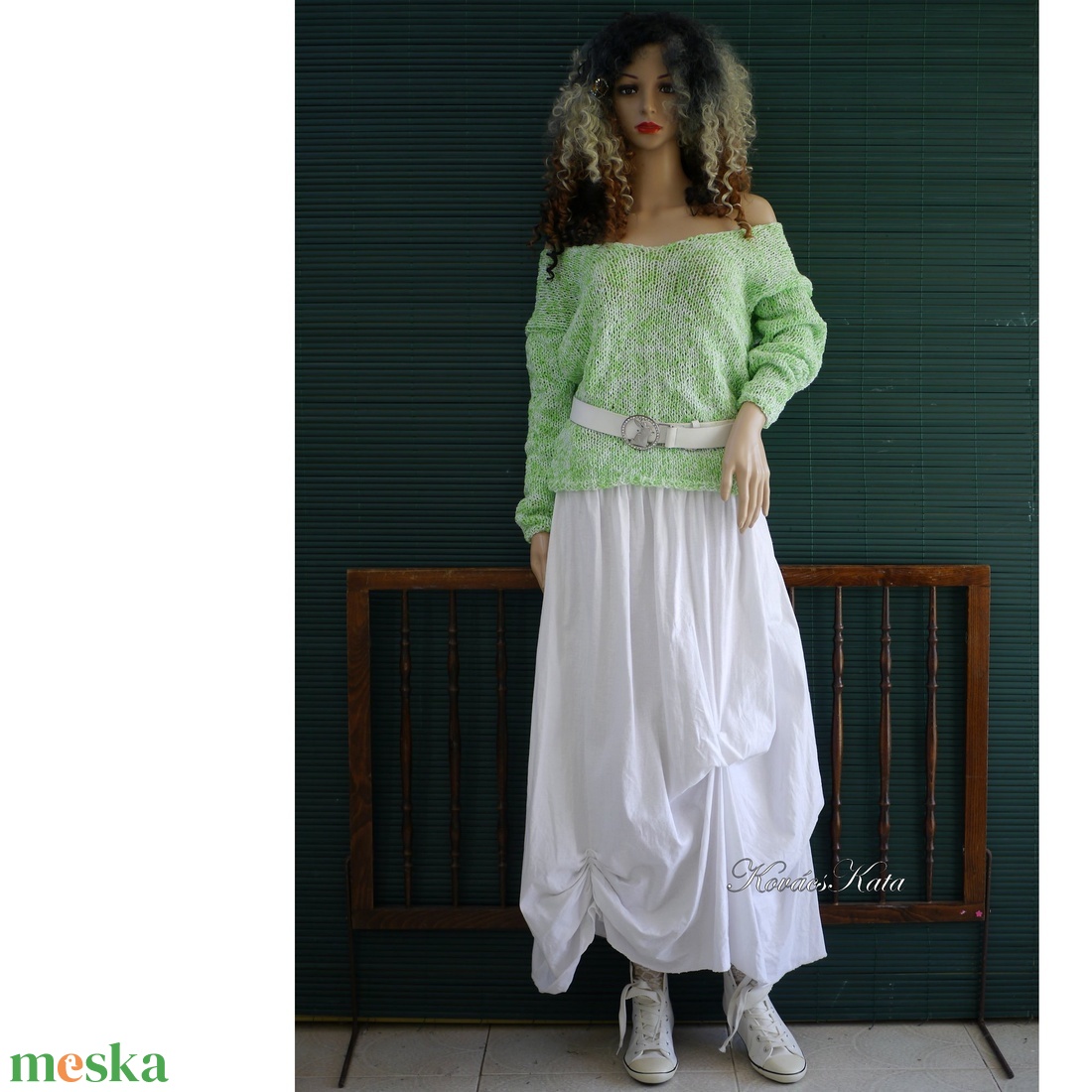 OPHELIA - lagenlook szoknya / fehér - ruha & divat - női ruha - szoknya - Meska.hu OPHELIA - lagenlook szoknya / fehér - ruha & divat - női ruha - szoknya - Meska.hu