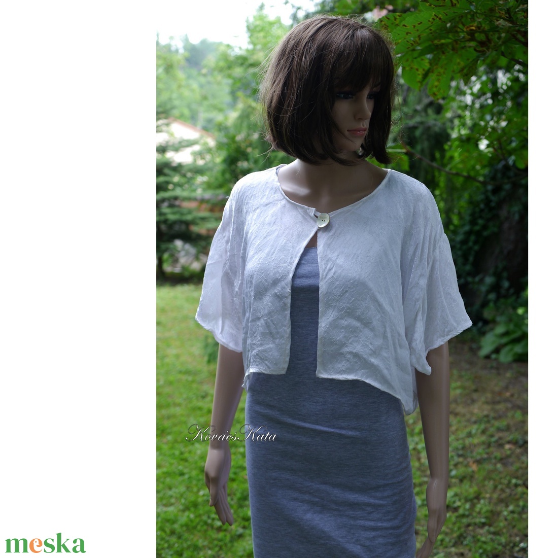 JACQUARD-SELYEM BOLERÓ - ruha & divat - női ruha - bolero - Meska.hu JACQUARD-SELYEM BOLERÓ - ruha & divat - női ruha - bolero - Meska.hu