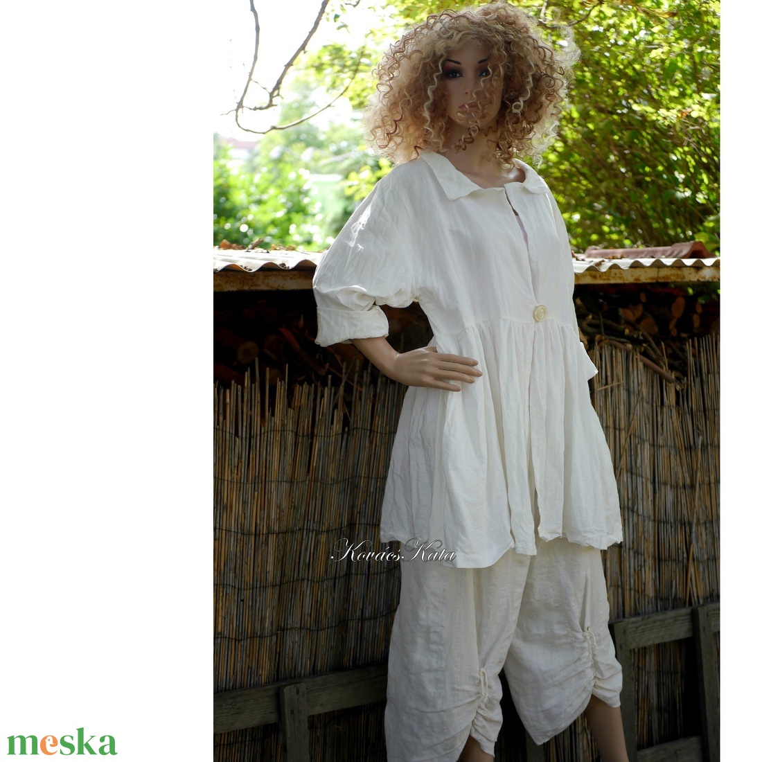 BORA - lagenlook lenvászon babydoll kabátka - ruha & divat - női ruha - kabát - Meska.hu BORA - lagenlook lenvászon babydoll kabátka - ruha & divat - női ruha - kabát - Meska.hu