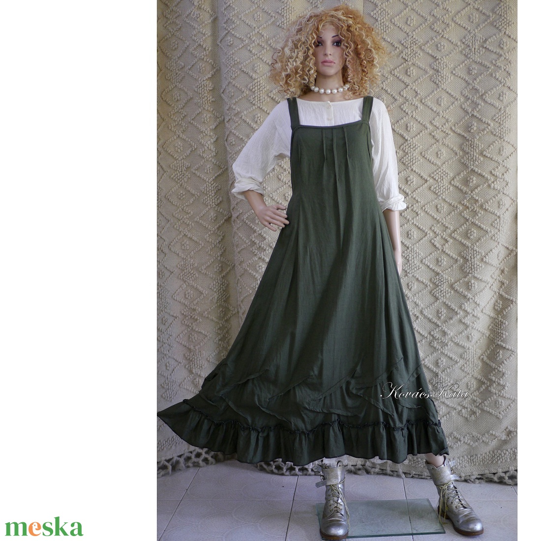 ARTSY SLIP - lagenlook design kötényruha - ruha & divat - női ruha - ruha - Meska.hu ARTSY SLIP - lagenlook design kötényruha - ruha & divat - női ruha - ruha - Meska.hu