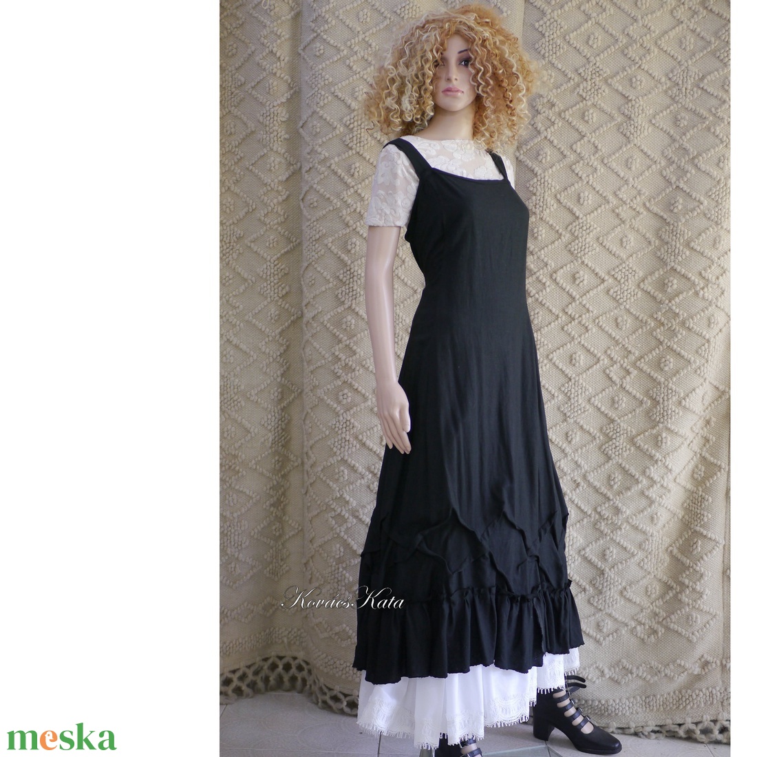 ÉBEN - lagenlook design lenvászon kötényruha - ruha & divat - női ruha - ruha - Meska.hu ÉBEN - lagenlook design lenvászon kötényruha - ruha & divat - női ruha - ruha - Meska.hu