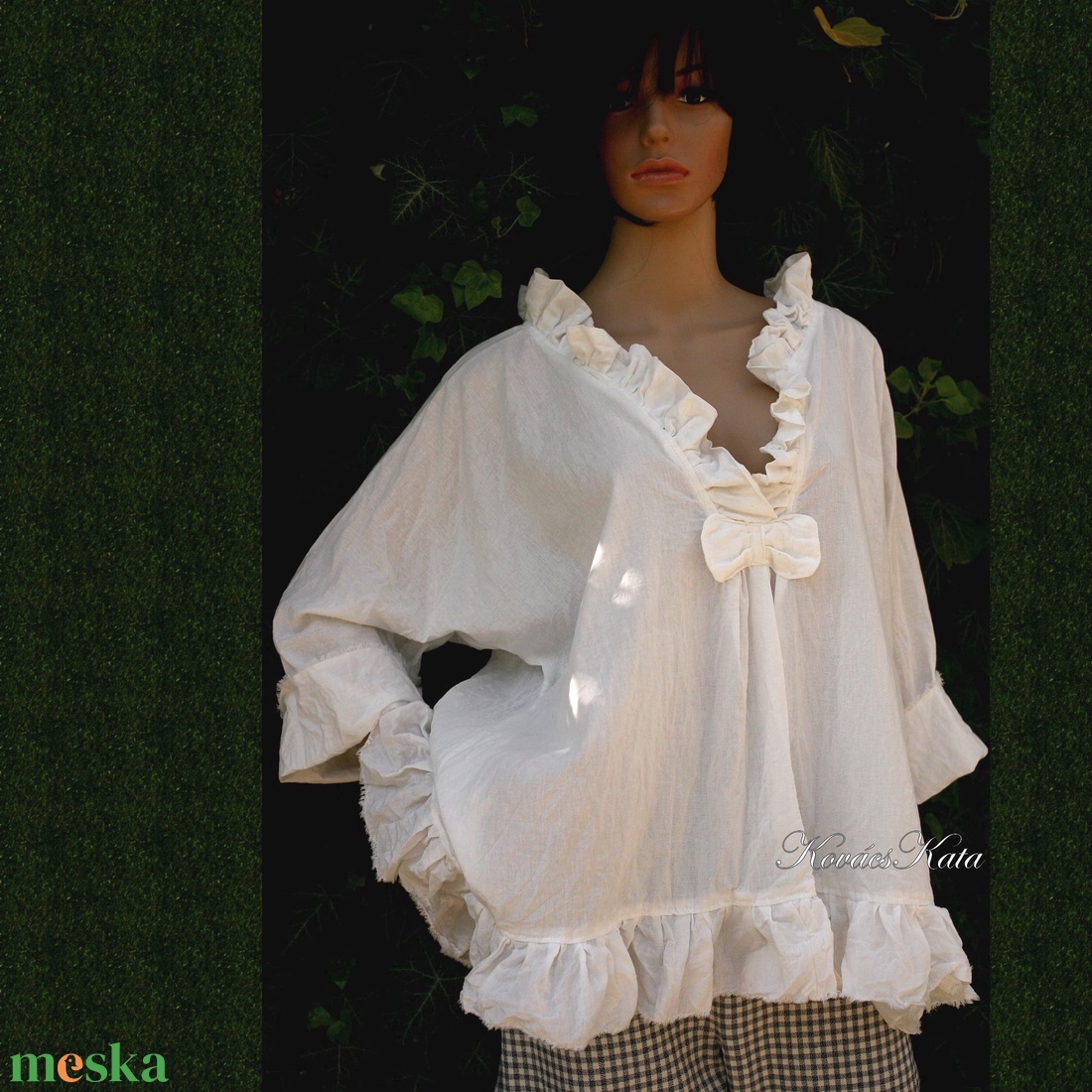MIA - romantikus lagenlook blúz - ruha & divat - női ruha - blúz - Meska.hu MIA - romantikus lagenlook blúz - ruha & divat - női ruha - blúz - Meska.hu