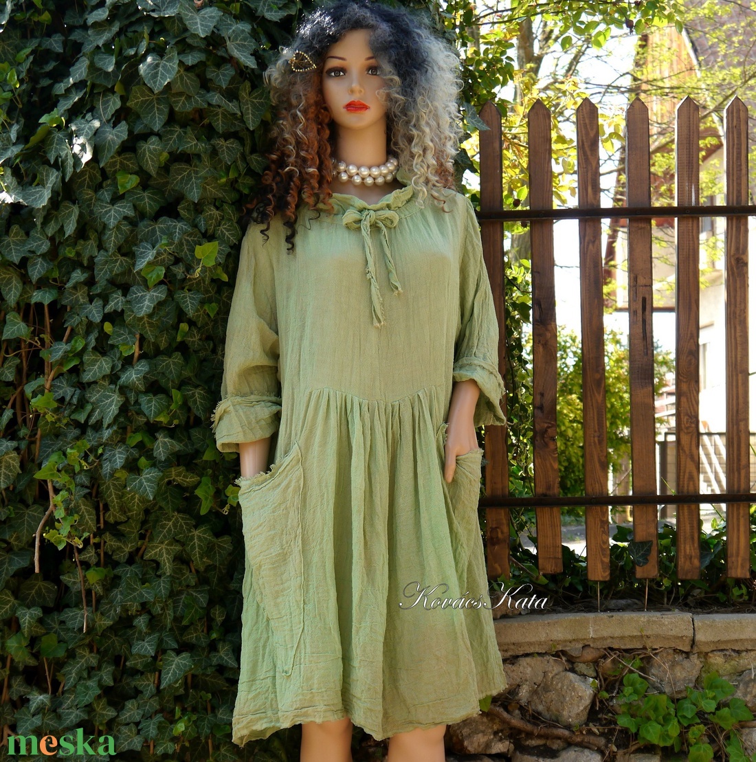 ANTHEA / borsóhéj - babydoll-ruha, kismama ruha - ruha & divat - női ruha - kismamaruha - Meska.hu ANTHEA / borsóhéj - babydoll-ruha, kismama ruha - ruha & divat - női ruha - kismamaruha - Meska.hu