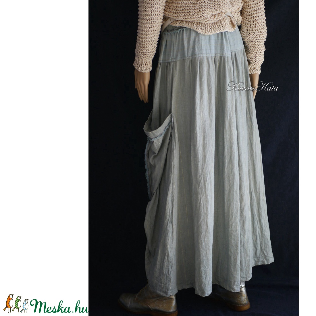 LUCA-SZOKNYA / jade - artsy lagenlook design szoknya - ruha & divat - női ruha - szoknya - Meska.hu LUCA-SZOKNYA / jade - artsy lagenlook design szoknya - ruha & divat - női ruha - szoknya - Meska.hu