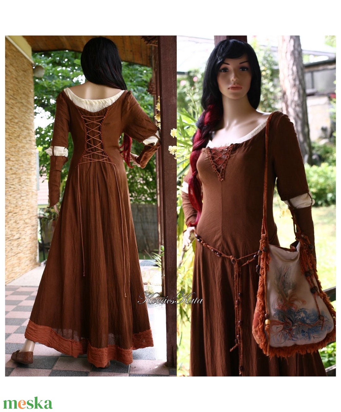 LADY CLARE kirtle replika - gótikus design ruha Waterhouse festménye nyomán - ruha & divat - női ruha - ruha - Meska.hu LADY CLARE kirtle replika - gótikus design ruha Waterhouse festménye nyomán - ruha & divat - női ruha - ruha - Meska.hu