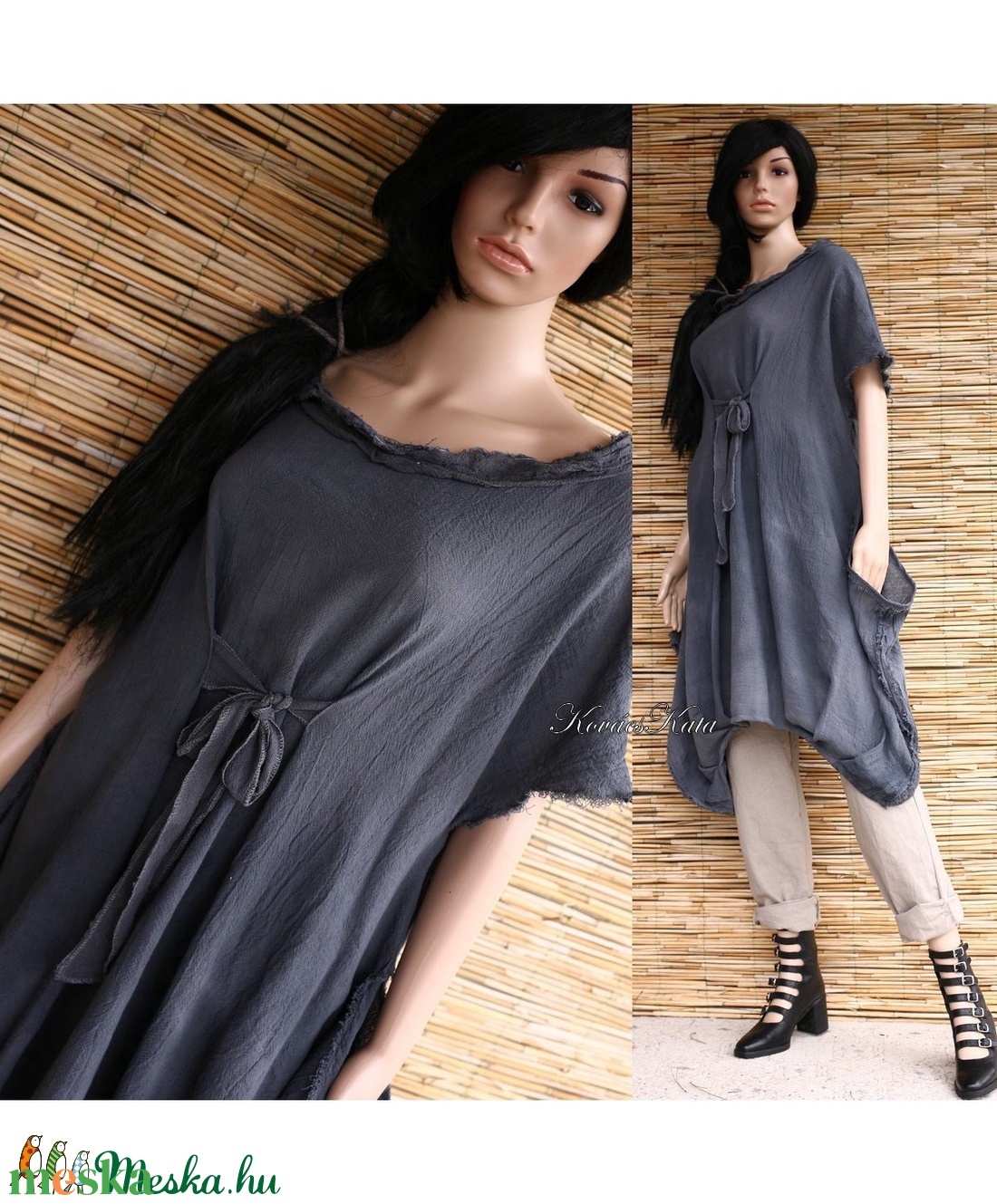 NICOLE / grafit - extravagáns lagenlook tunikaruha - ruha & divat - női ruha - ruha - Meska.hu NICOLE / grafit - extravagáns lagenlook tunikaruha - ruha & divat - női ruha - ruha - Meska.hu