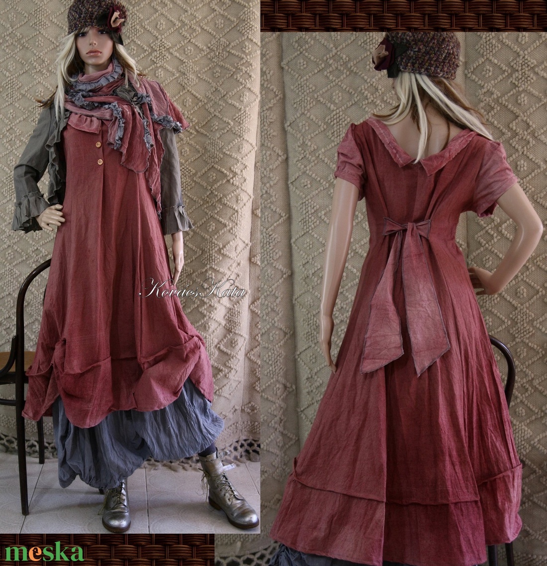 HANGA - shabby chic design-ruha  - ruha & divat - női ruha - ruha - Meska.hu