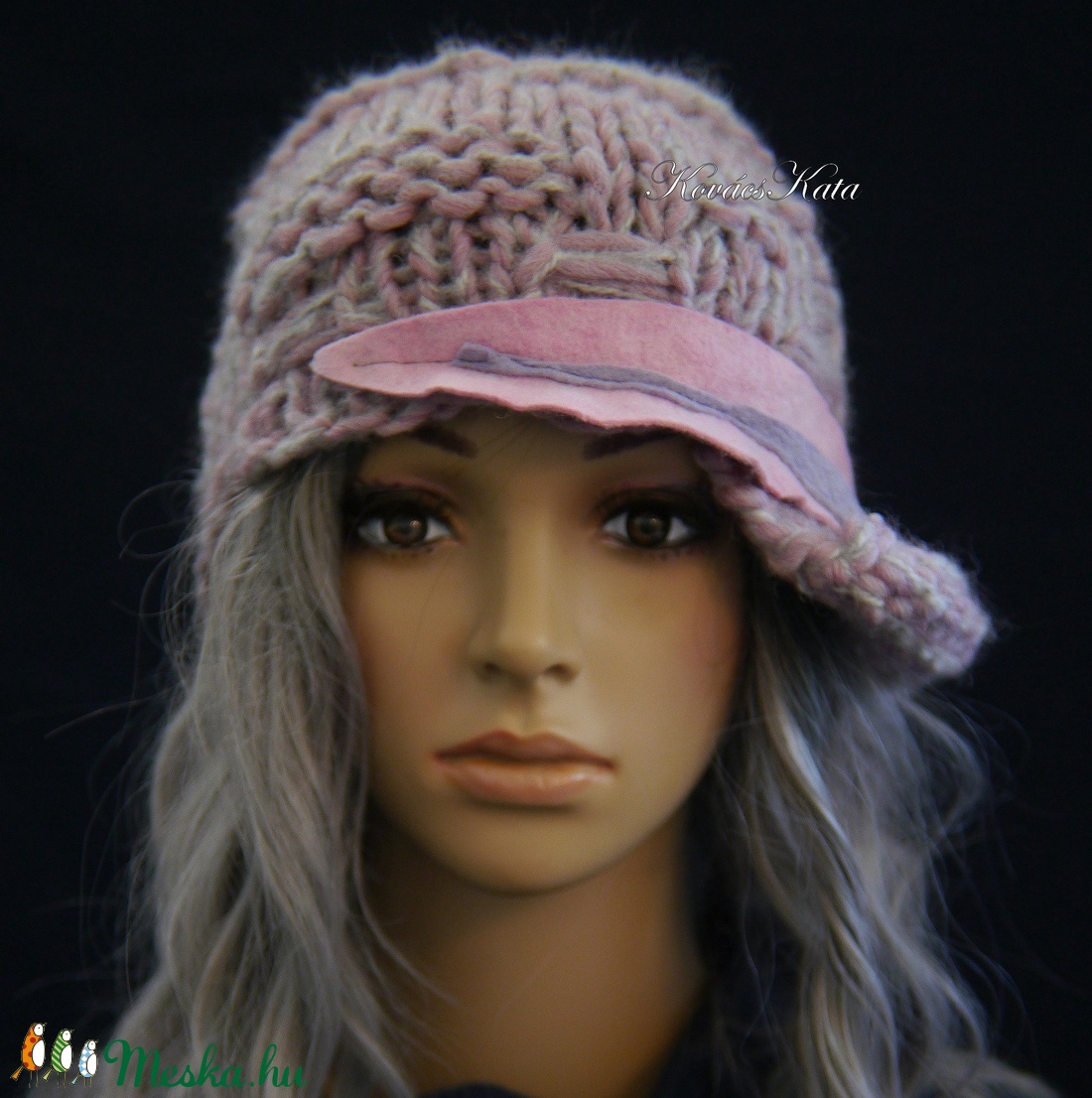 CLOCHE-ART kötött kalap / ametiszt-szürke - ruha & divat - sál, sapka, kendő - sapka - Meska.hu CLOCHE-ART kötött kalap / ametiszt-szürke - ruha & divat - sál, sapka, kendő - sapka - Meska.hu