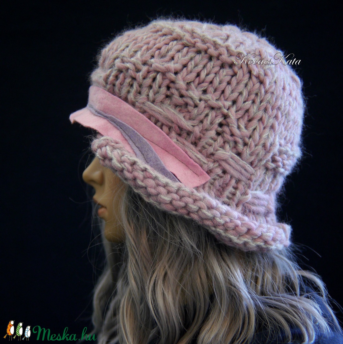 CLOCHE-ART kötött kalap / ametiszt-szürke - ruha & divat - sál, sapka, kendő - sapka - Meska.hu CLOCHE-ART kötött kalap / ametiszt-szürke - ruha & divat - sál, sapka, kendő - sapka - Meska.hu