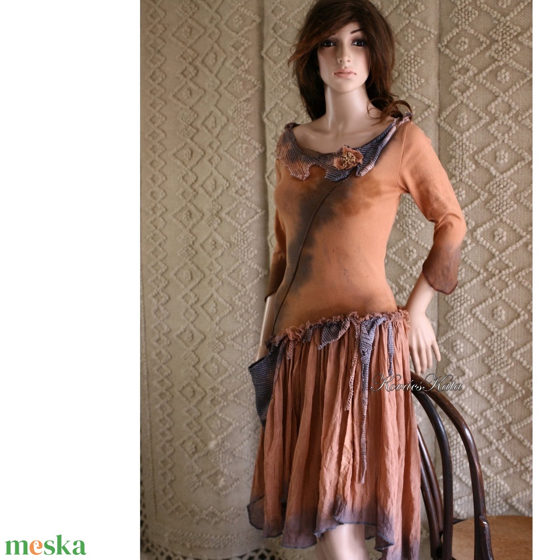 PALMA - shabby chic art-design ruha  - ruha & divat - női ruha - ruha - Meska.hu