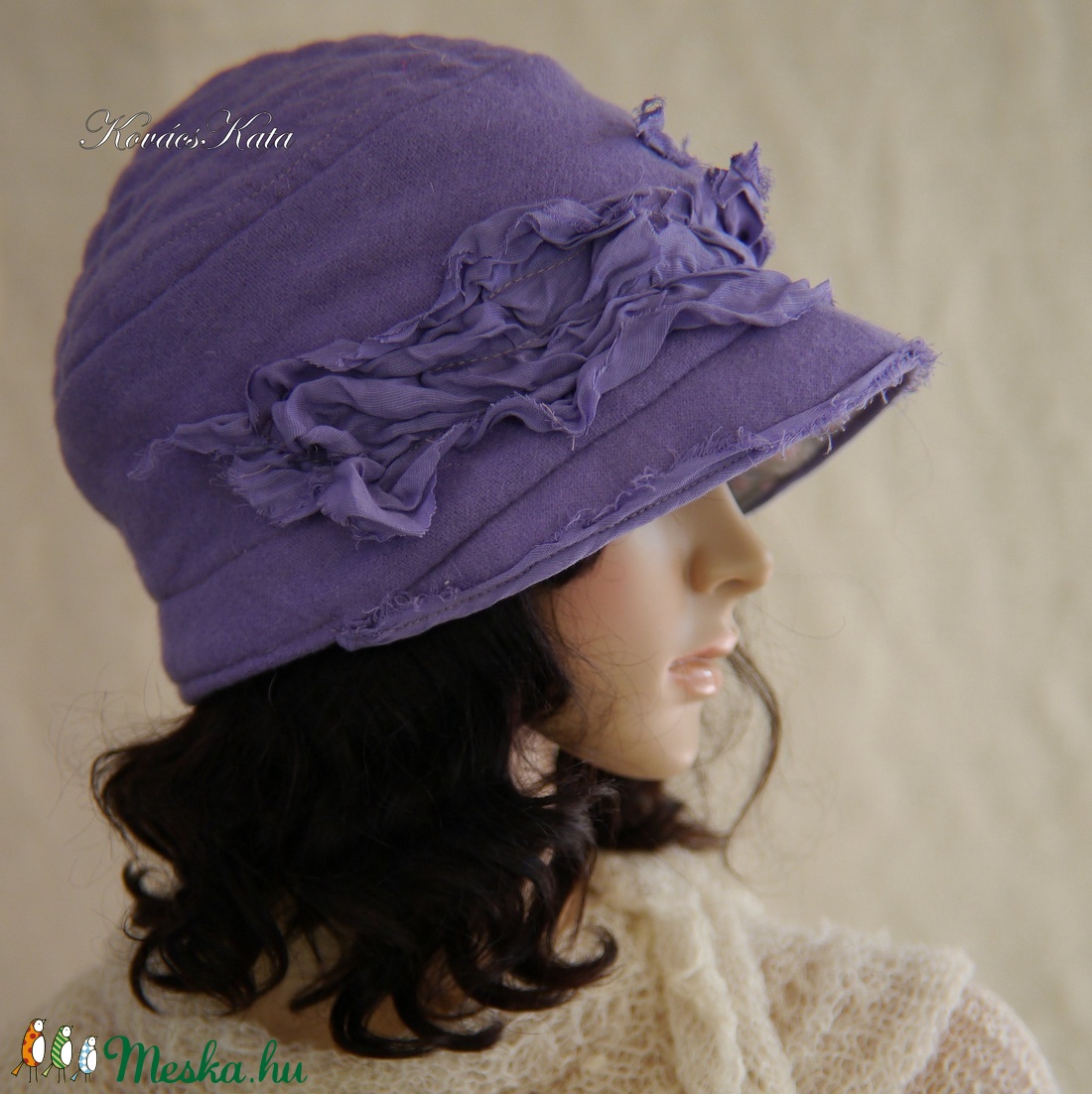 VANDA cloche -artsy flapper kalap - ruha & divat - sál, sapka, kendő - kalap - Meska.hu VANDA cloche -artsy flapper kalap - ruha & divat - sál, sapka, kendő - kalap - Meska.hu