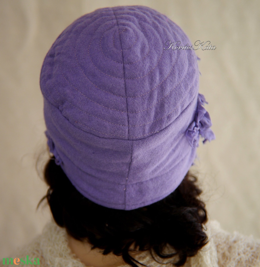 VANDA cloche -artsy flapper kalap - ruha & divat - sál, sapka, kendő - kalap - Meska.hu
