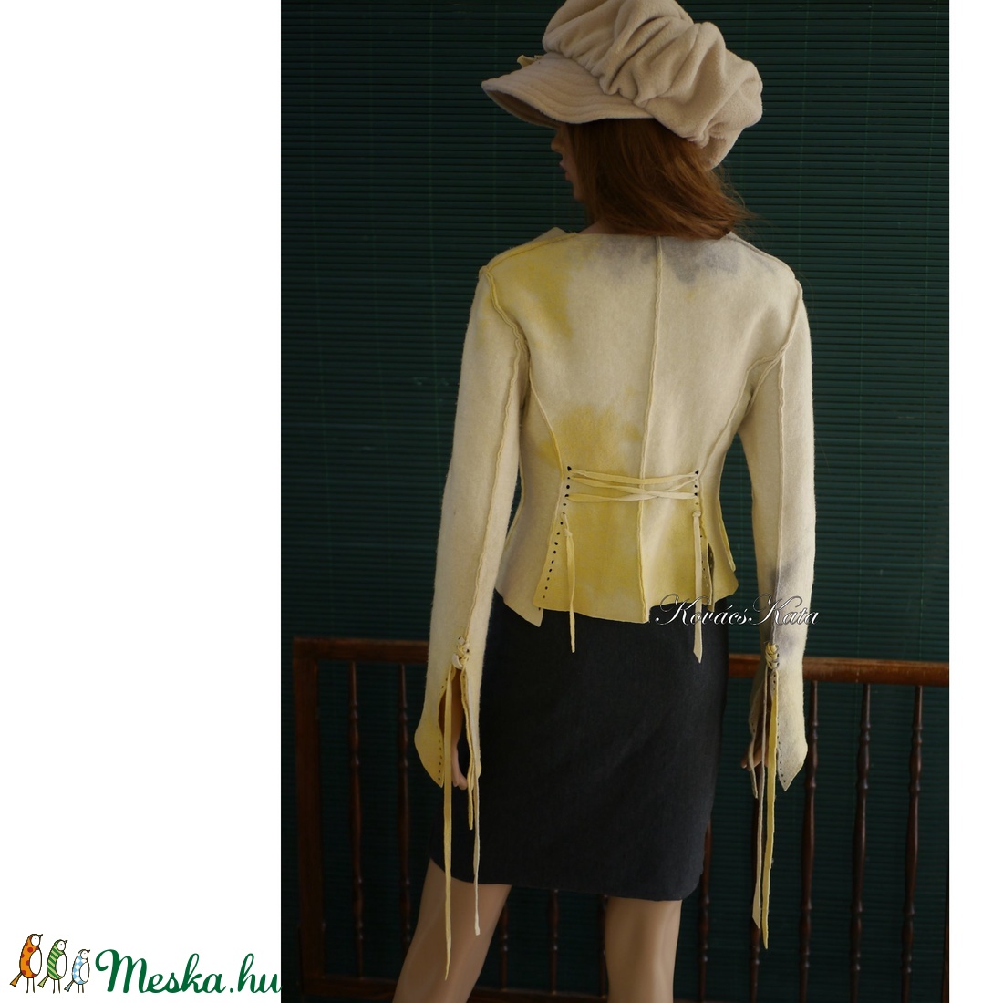 FILC-JACKET - romantikus design-kabátka - ruha & divat - női ruha - kabát - Meska.hu