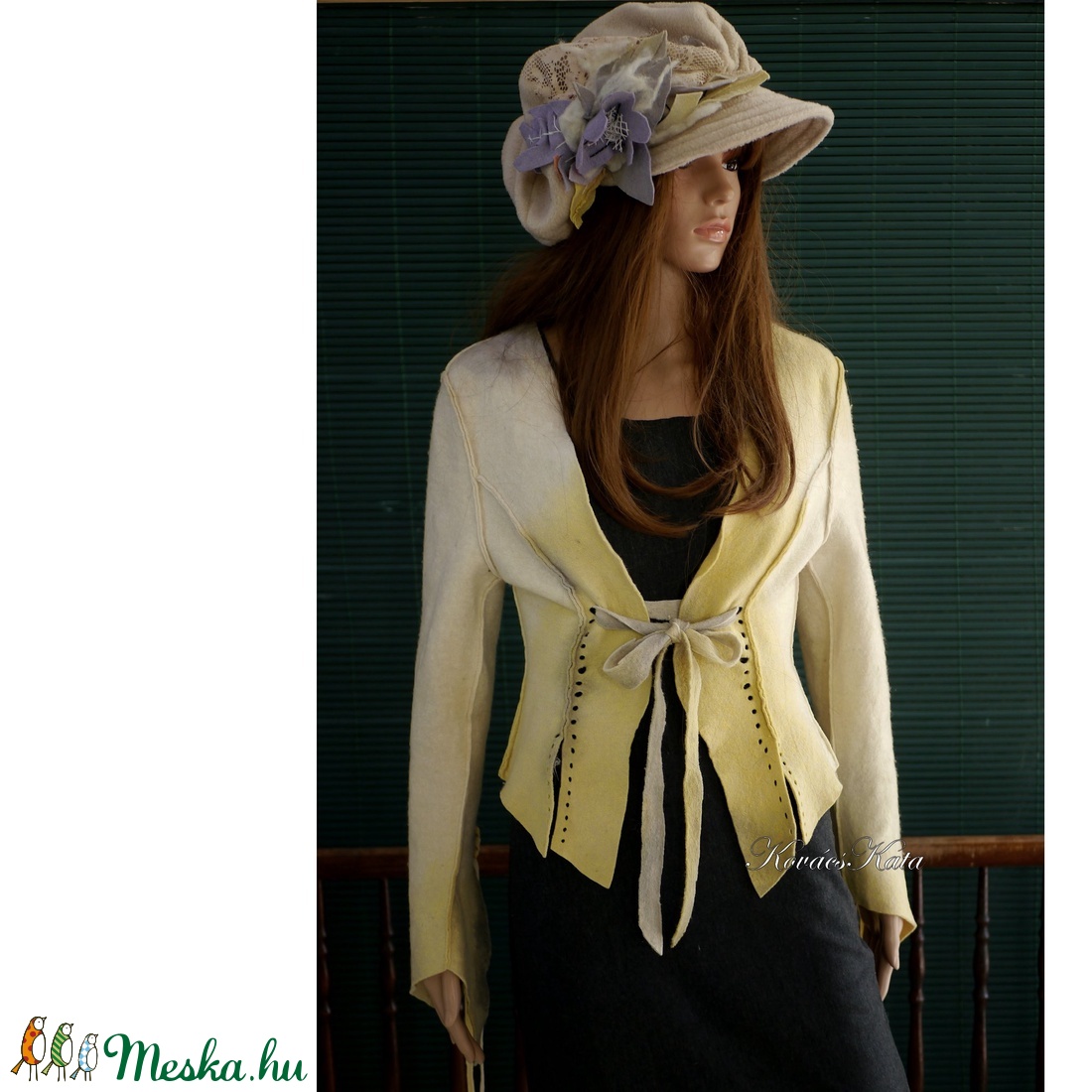 FILC-JACKET - romantikus design-kabátka - ruha & divat - női ruha - kabát - Meska.hu