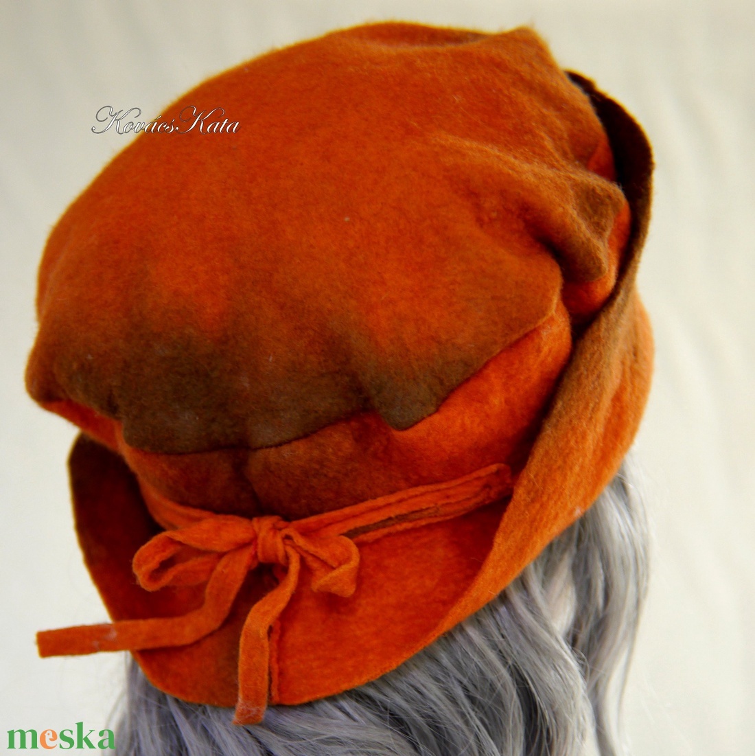 POLLY / ORANGE - design-filckalap - ruha & divat - sál, sapka, kendő - kalap - Meska.hu POLLY / ORANGE - design-filckalap - ruha & divat - sál, sapka, kendő - kalap - Meska.hu