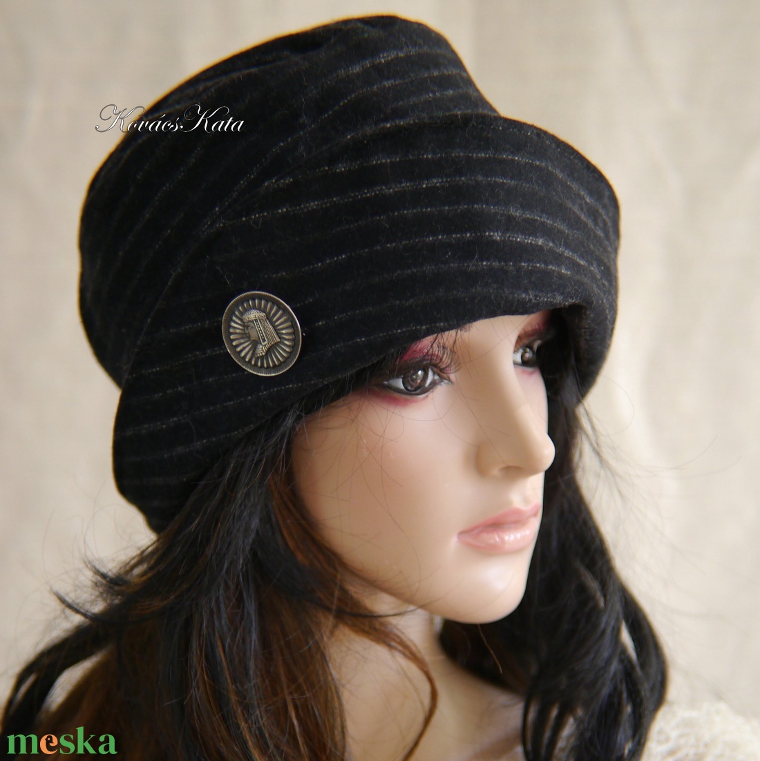 MARA cloche - gyapjú flapper design kalap - ruha & divat - sál, sapka, kendő - kalap - Meska.hu MARA cloche - gyapjú flapper design kalap - ruha & divat - sál, sapka, kendő - kalap - Meska.hu