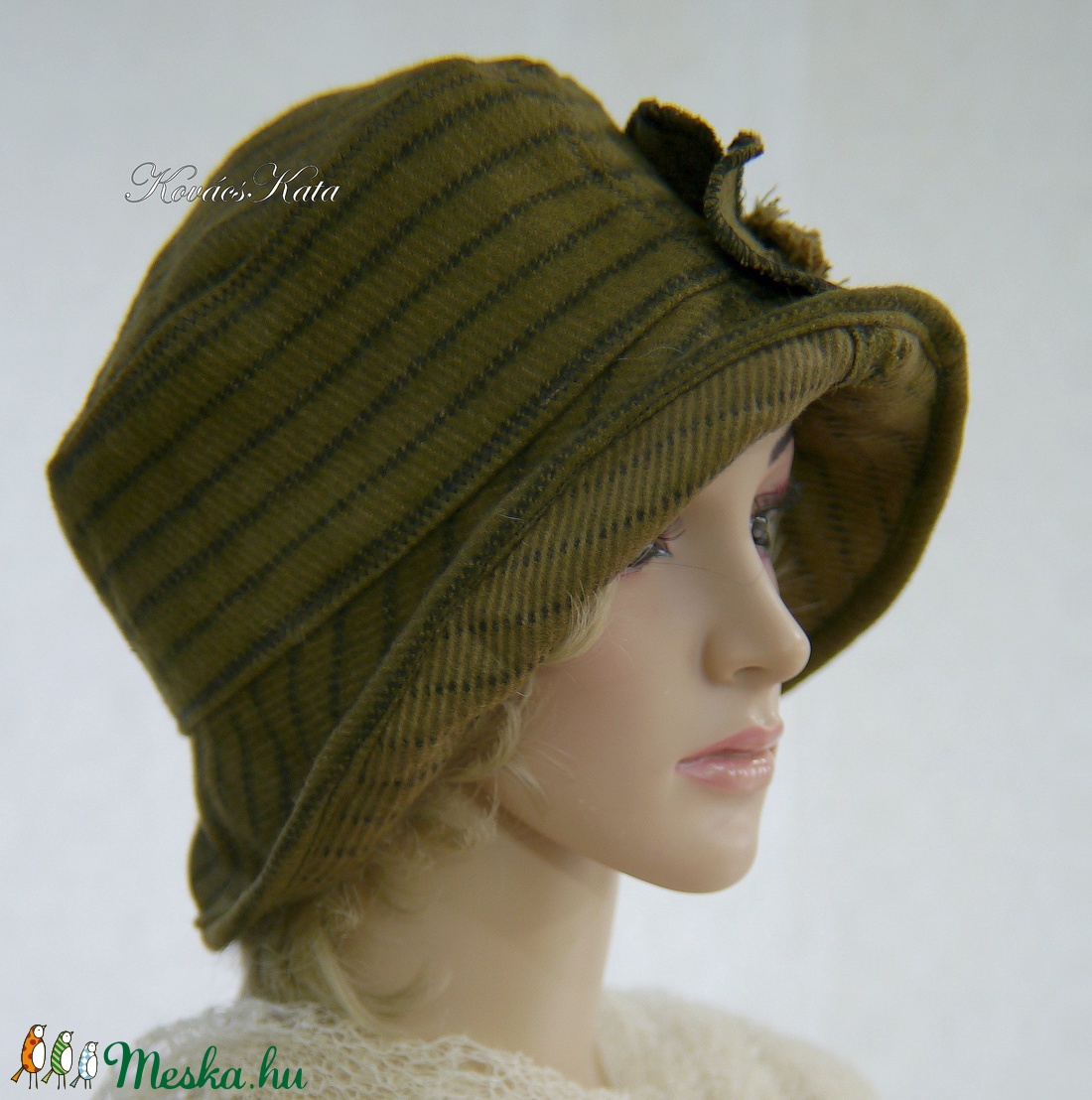 FRIDA CLOCHE XL - gyapjú design kalap / tabak - ruha & divat - sál, sapka, kendő - kalap - Meska.hu FRIDA CLOCHE XL - gyapjú design kalap / tabak - ruha & divat - sál, sapka, kendő - kalap - Meska.hu