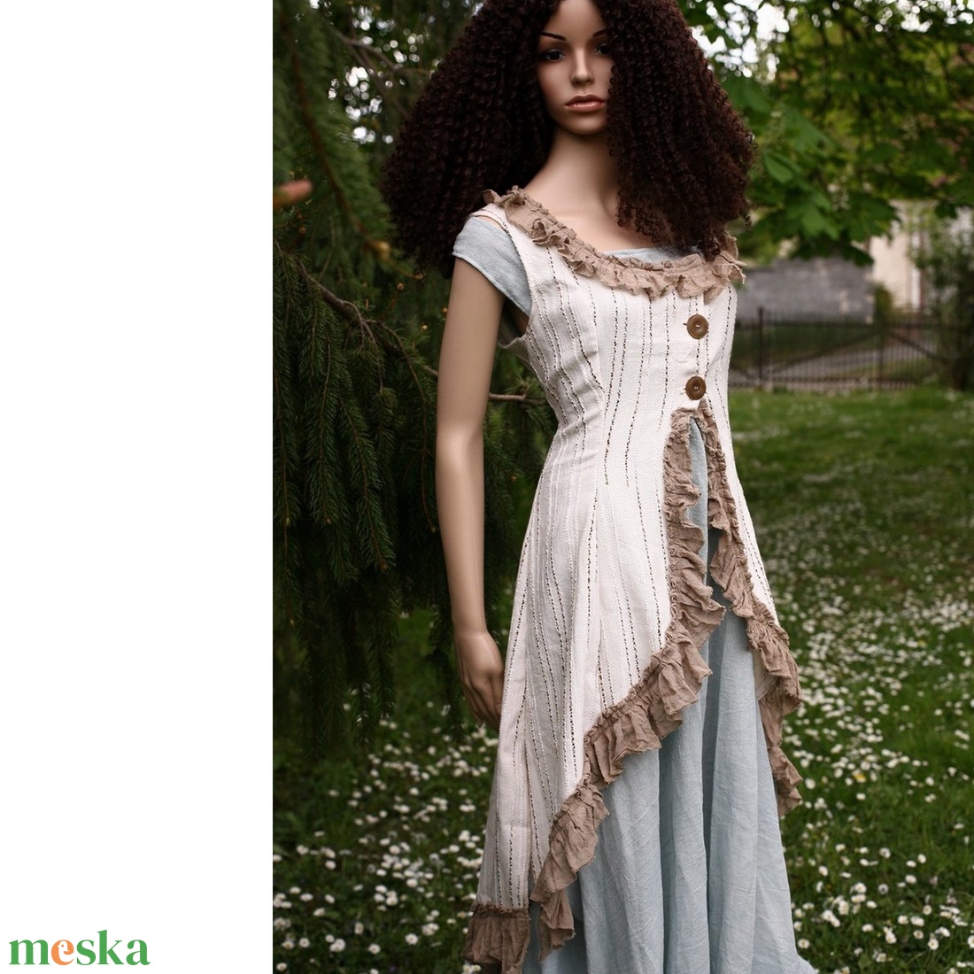 ESTELLA - romantikus lagenlook mellény - ruha & divat - női ruha - mellény - Meska.hu ESTELLA - romantikus lagenlook mellény - ruha & divat - női ruha - mellény - Meska.hu