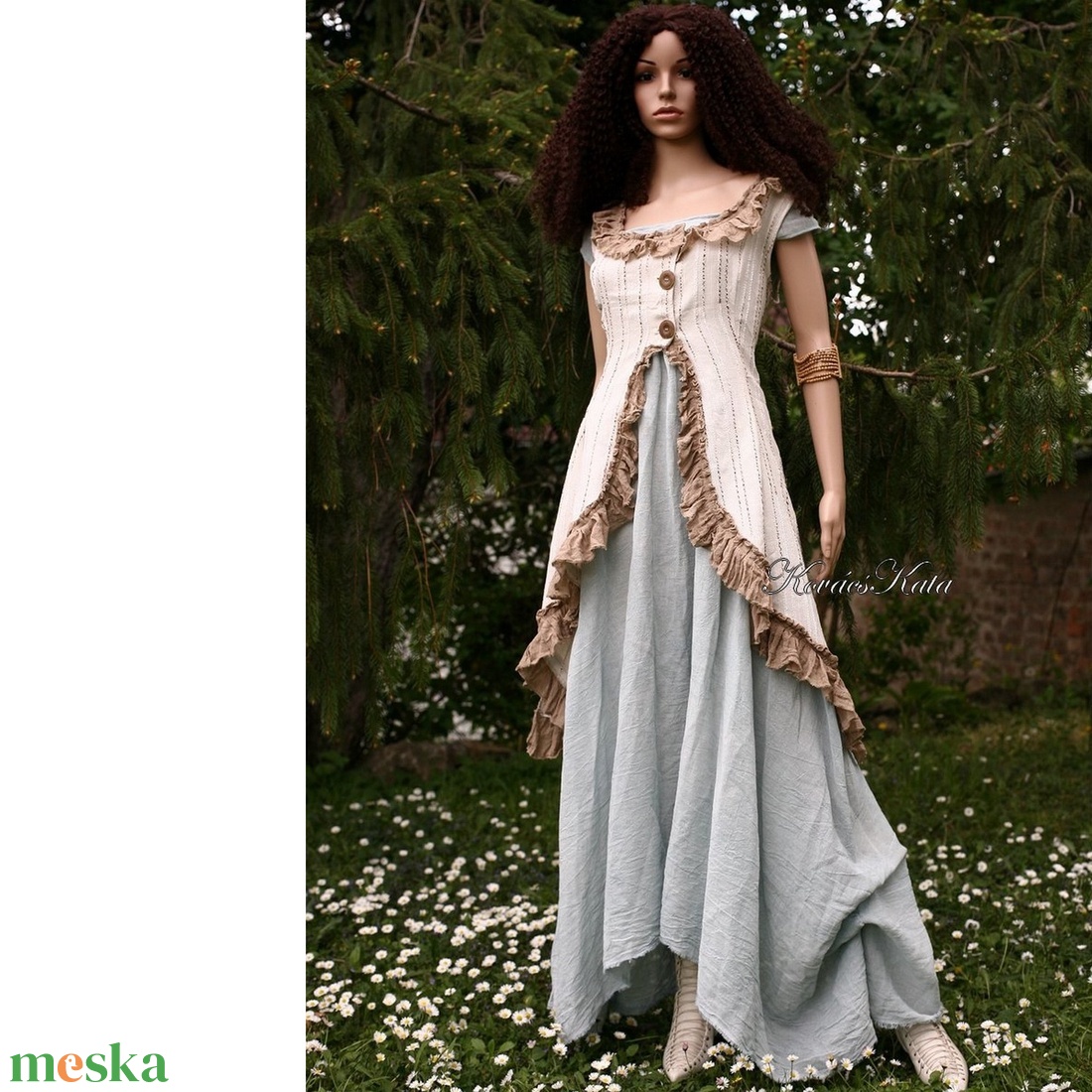 ESTELLA - romantikus lagenlook mellény - ruha & divat - női ruha - mellény - Meska.hu ESTELLA - romantikus lagenlook mellény - ruha & divat - női ruha - mellény - Meska.hu