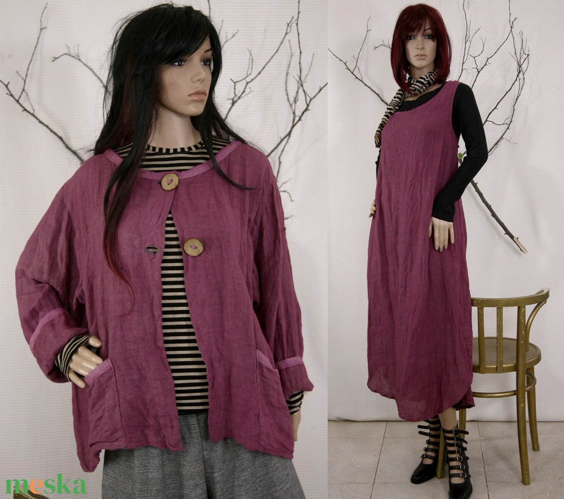 TRAPÉZRUHA - 100% flax-len design-ruha - ruha & divat - női ruha - ruha - Meska.hu TRAPÉZRUHA - 100% flax-len design-ruha - ruha & divat - női ruha - ruha - Meska.hu
