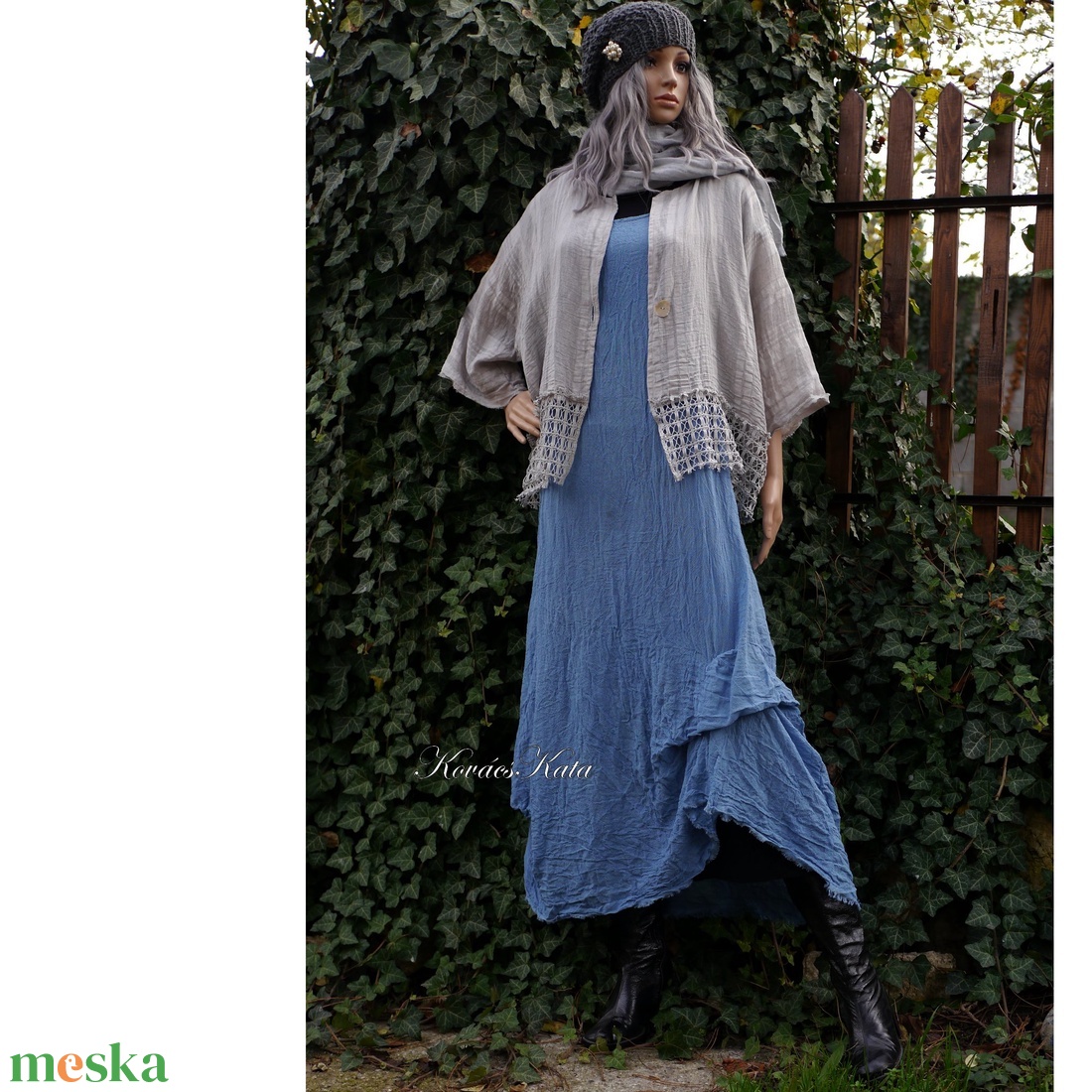 KIM / farmerkék - lagenlook design ruha XXL - ruha & divat - női ruha - ruha - Meska.hu KIM / farmerkék - lagenlook design ruha XXL - ruha & divat - női ruha - ruha - Meska.hu