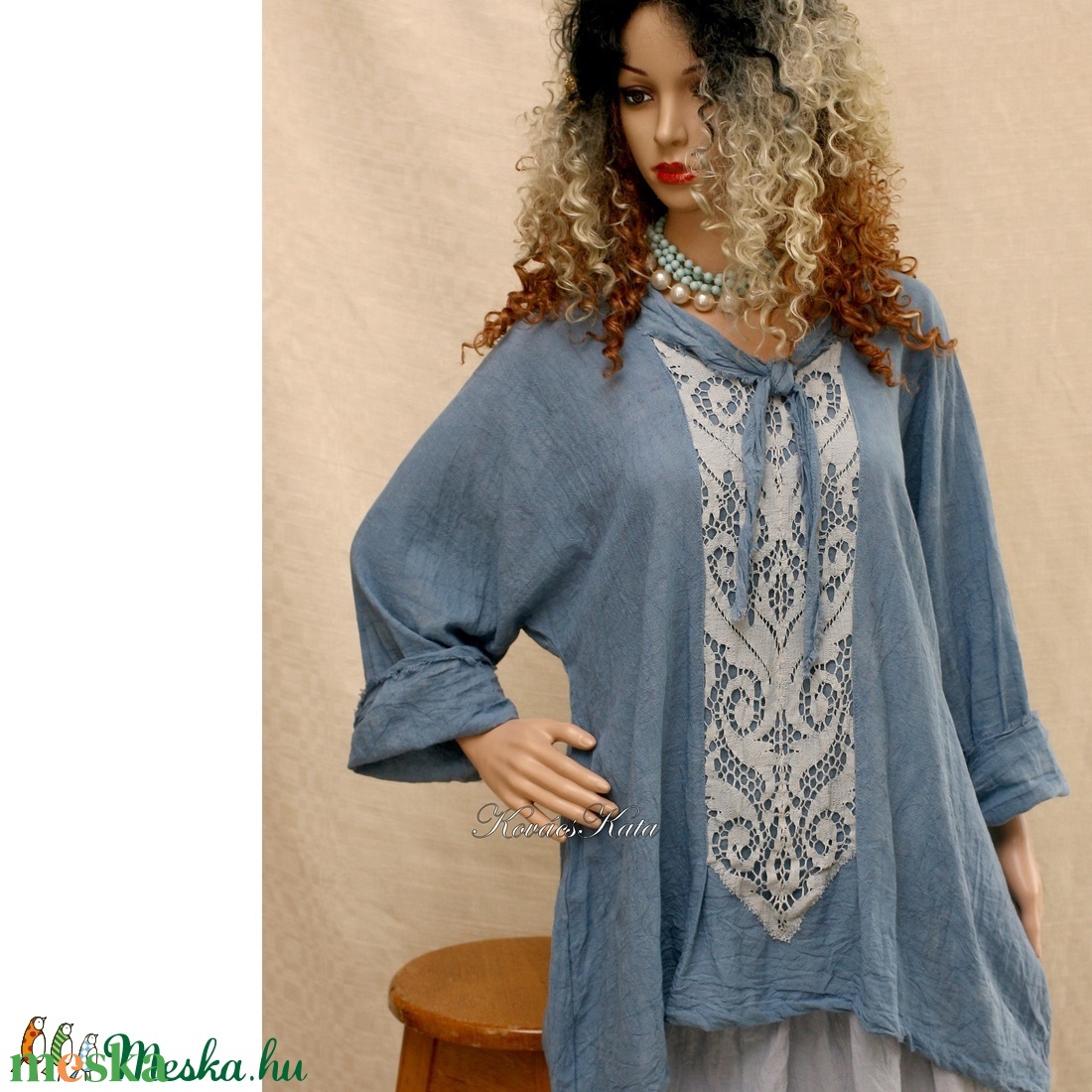 RUBY - lagenlook tunika / farmerkék - ruha & divat - női ruha - tunika - Meska.hu RUBY - lagenlook tunika / farmerkék - ruha & divat - női ruha - tunika - Meska.hu