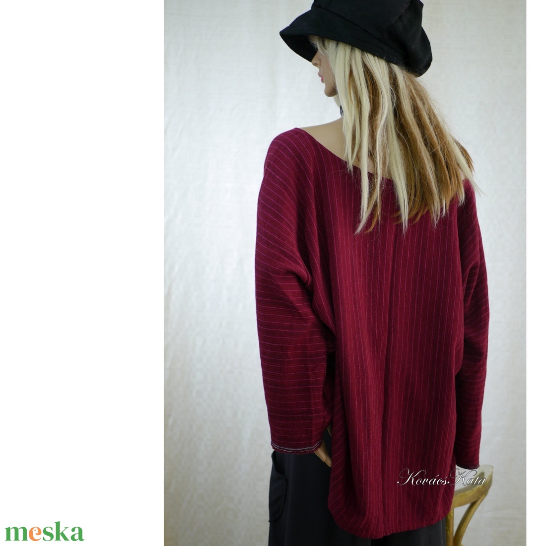 MARGO - bohém lagenlook len-tunika / bordó - ruha & divat - női ruha - tunika - Meska.hu MARGO - bohém lagenlook len-tunika / bordó - ruha & divat - női ruha - tunika - Meska.hu