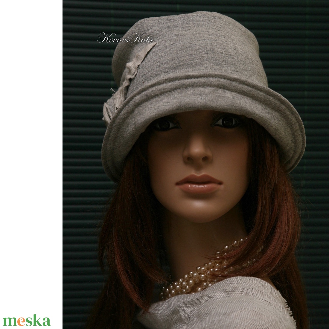 MARIE cloche - pamut-jersey flapper kalap - ruha & divat - sál, sapka, kendő - kalap - Meska.hu MARIE cloche - pamut-jersey flapper kalap - ruha & divat - sál, sapka, kendő - kalap - Meska.hu
