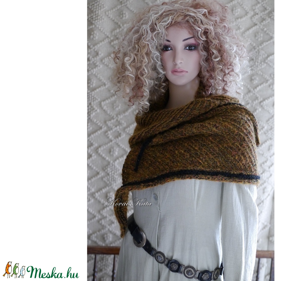 GERDA-KENDŐ - romantikus kézzel kötött vállkendő / Lana grossa - ruha & divat - sál, sapka, kendő - vállkendő - Meska.hu GERDA-KENDŐ - romantikus kézzel kötött vállkendő / Lana grossa - ruha & divat - sál, sapka, kendő - vállkendő - Meska.hu