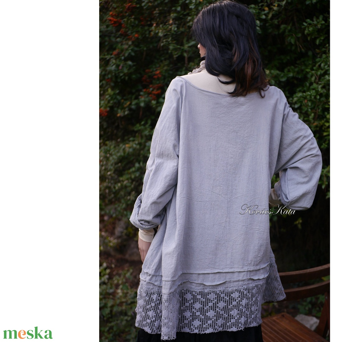 MELINDA - romantikus lagenlook kabátka - ruha & divat - női ruha - kabát - Meska.hu MELINDA - romantikus lagenlook kabátka - ruha & divat - női ruha - kabát - Meska.hu