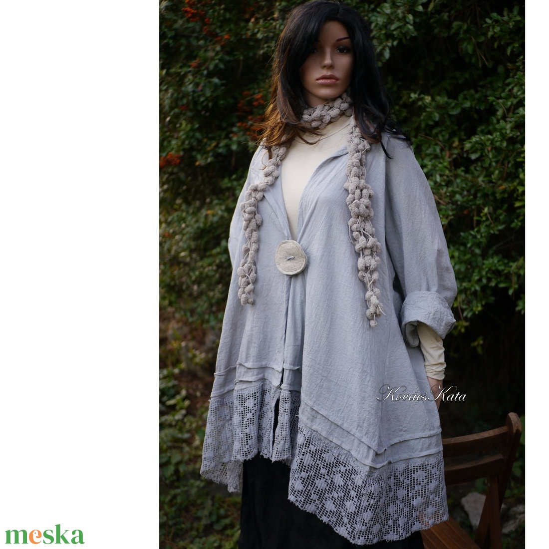 MELINDA - romantikus lagenlook kabátka - ruha & divat - női ruha - kabát - Meska.hu MELINDA - romantikus lagenlook kabátka - ruha & divat - női ruha - kabát - Meska.hu
