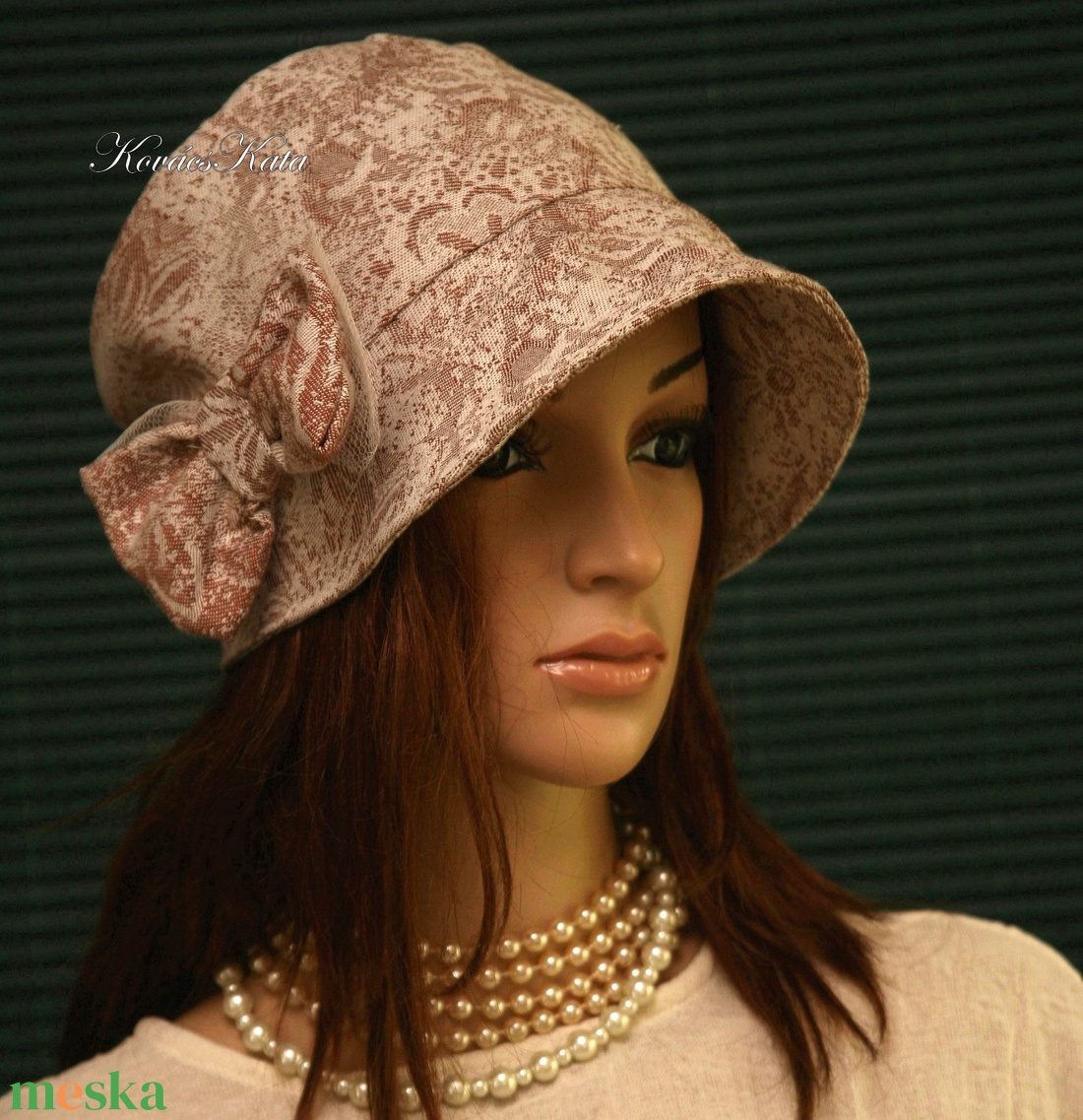 MARIE cloche - lenvászon flapper kalap - ruha & divat - sál, sapka, kendő - kalap - Meska.hu MARIE cloche - lenvászon flapper kalap - ruha & divat - sál, sapka, kendő - kalap - Meska.hu