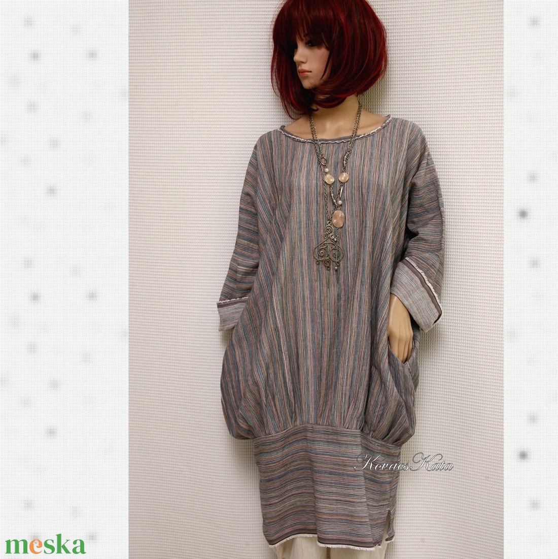 KEHELYRUHA - lagenlook tunikaruha / multicolor - ruha & divat - női ruha - ruha - Meska.hu KEHELYRUHA - lagenlook tunikaruha / multicolor - ruha & divat - női ruha - ruha - Meska.hu