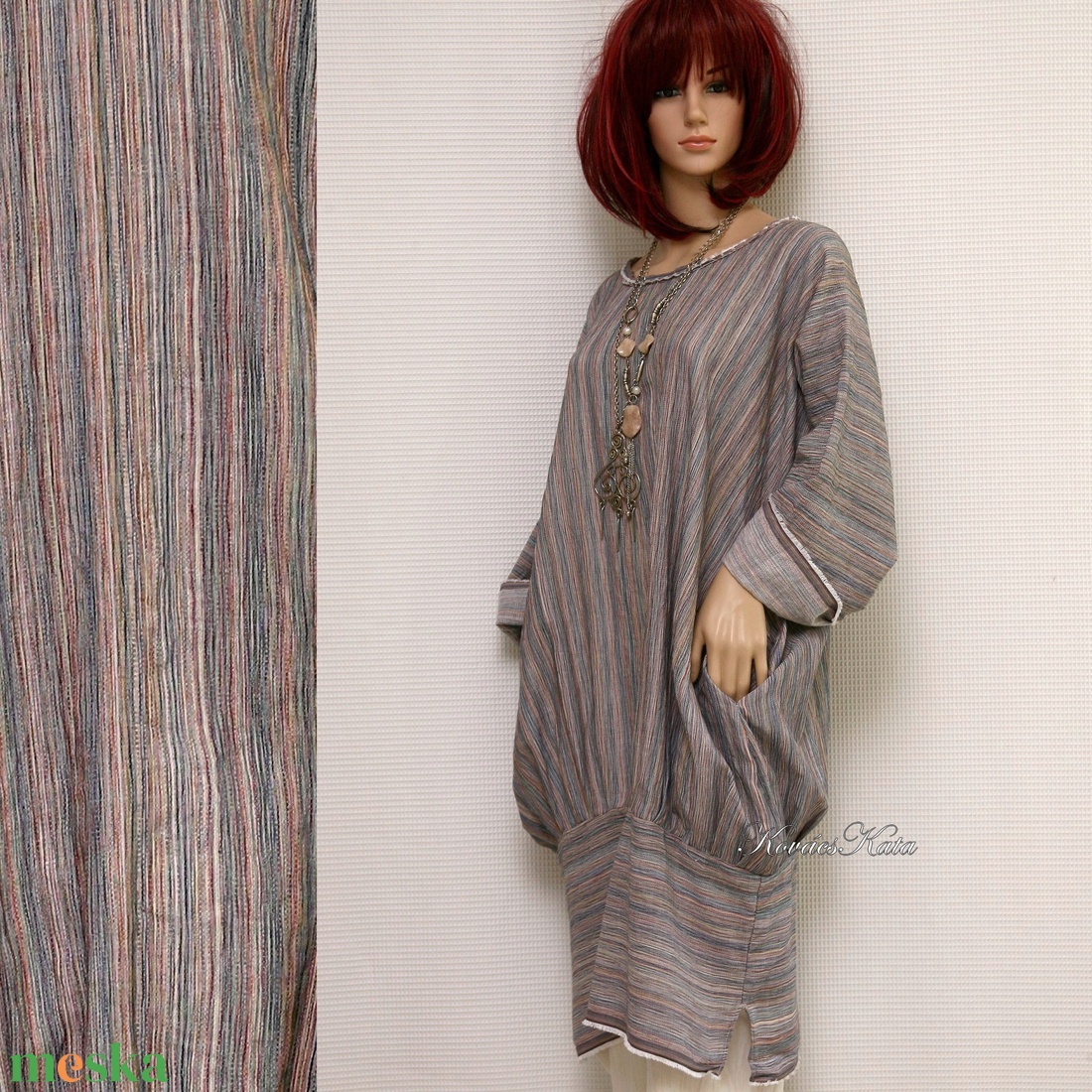 KEHELYRUHA - lagenlook tunikaruha / multicolor - ruha & divat - női ruha - ruha - Meska.hu KEHELYRUHA - lagenlook tunikaruha / multicolor - ruha & divat - női ruha - ruha - Meska.hu