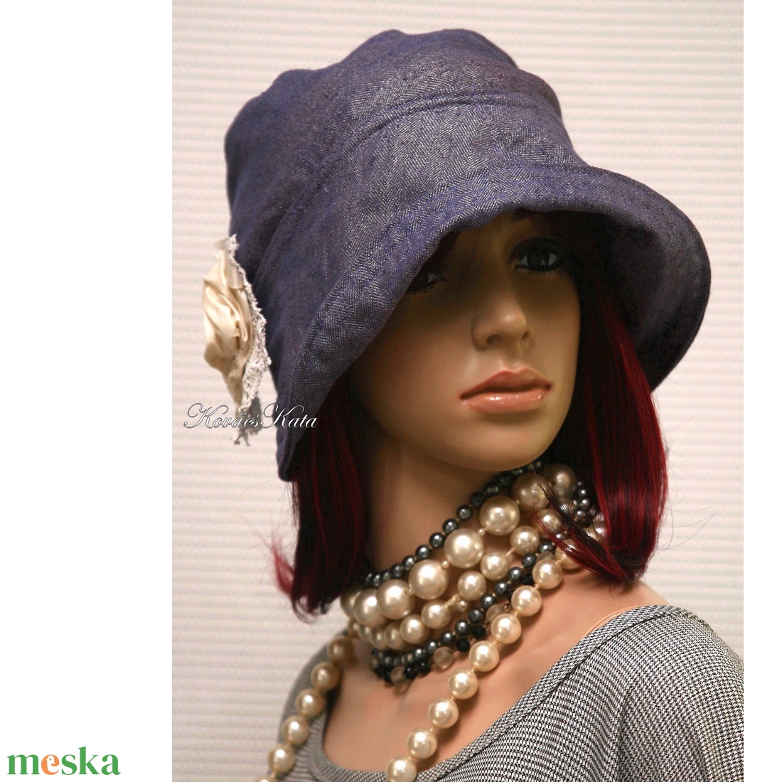 MALINKA cloche - flapper kalap - ruha & divat - sál, sapka, kendő - kalap - Meska.hu MALINKA cloche - flapper kalap - ruha & divat - sál, sapka, kendő - kalap - Meska.hu