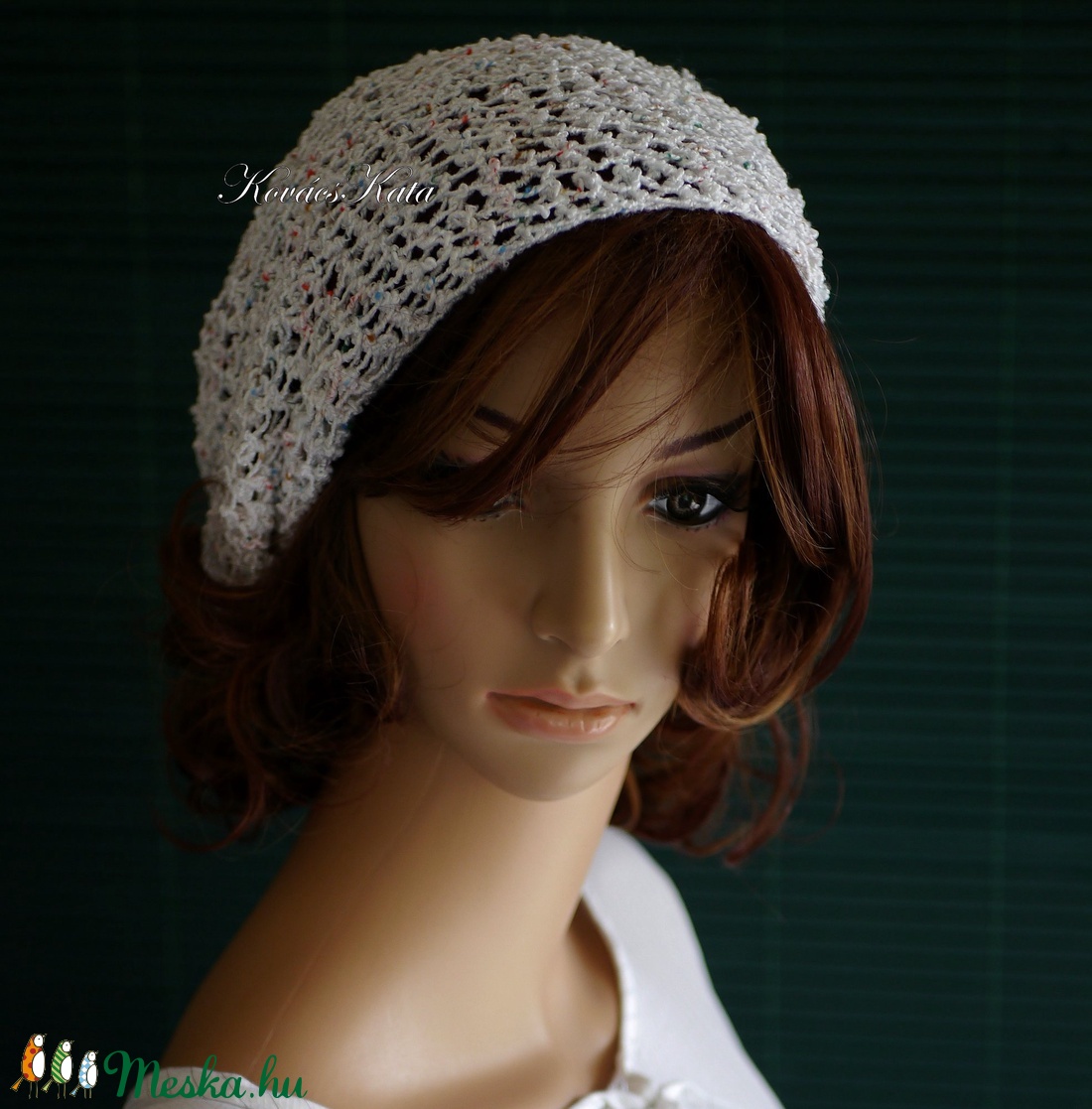 BEANIE / gyöngy - trendi kézzel kötött nyári sapka - ruha & divat - sál, sapka, kendő - sapka - Meska.hu BEANIE / gyöngy - trendi kézzel kötött nyári sapka - ruha & divat - sál, sapka, kendő - sapka - Meska.hu