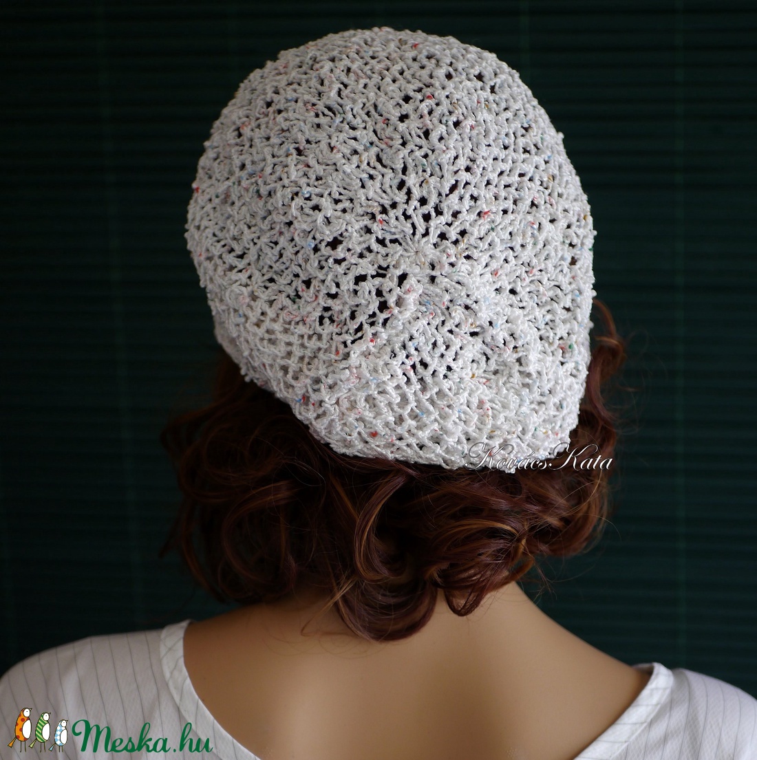 BEANIE / gyöngy - trendi kézzel kötött nyári sapka - ruha & divat - sál, sapka, kendő - sapka - Meska.hu BEANIE / gyöngy - trendi kézzel kötött nyári sapka - ruha & divat - sál, sapka, kendő - sapka - Meska.hu