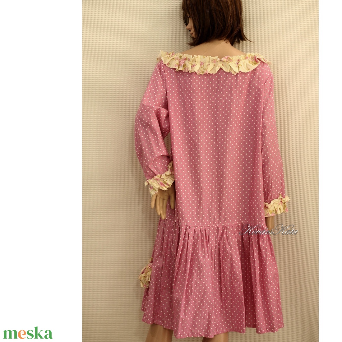KAMILLA - pink pöttyös flapper-ruha - ruha & divat - női ruha - ruha - Meska.hu KAMILLA - pink pöttyös flapper-ruha - ruha & divat - női ruha - ruha - Meska.hu