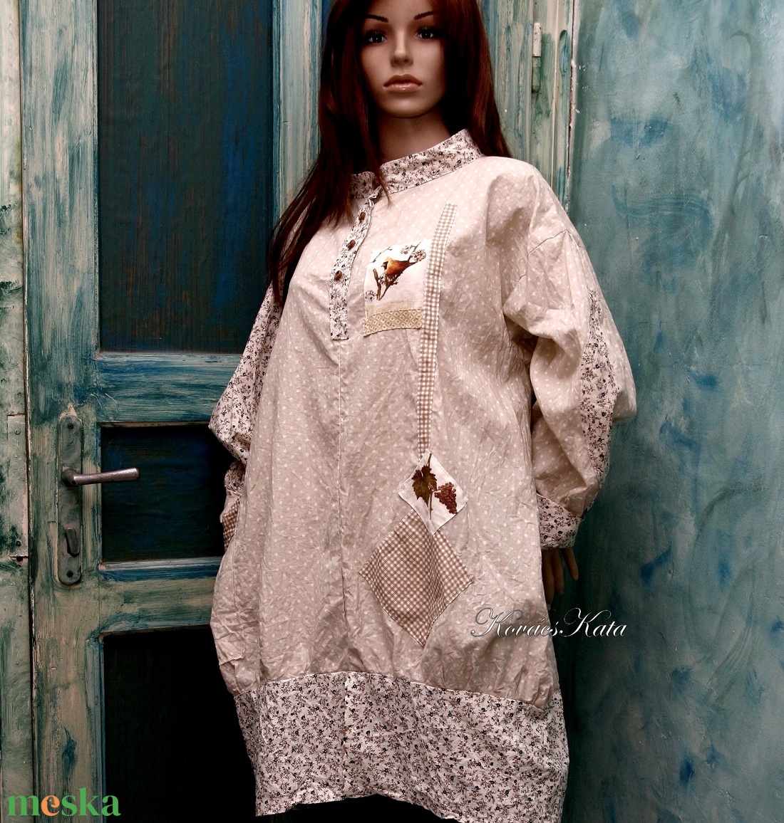 KOLIBRI - design-tunika XXL - ruha & divat - női ruha - tunika - Meska.hu