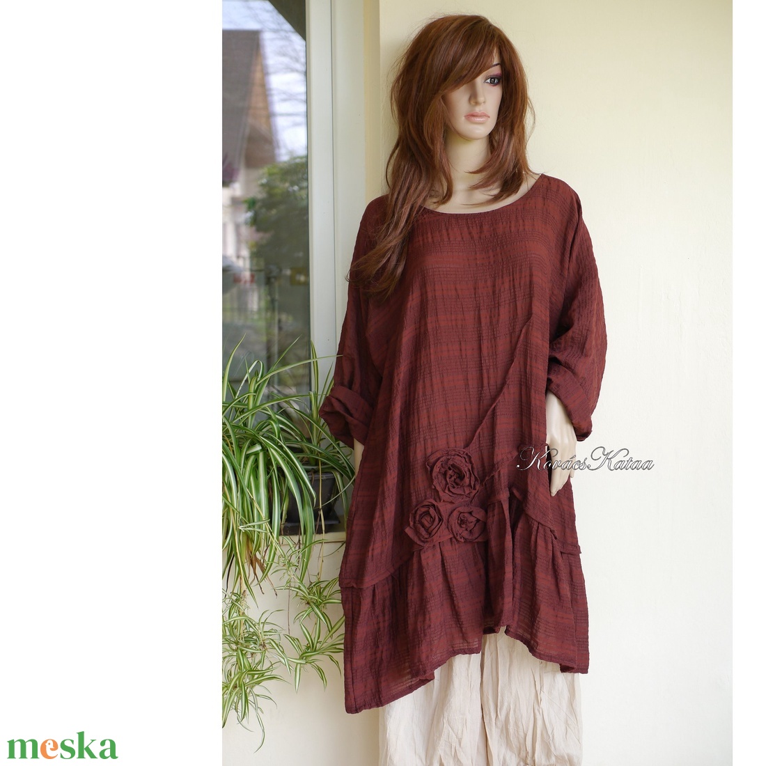 MARION - lagenlook tunika / rozsda - ruha & divat - női ruha - tunika - Meska.hu MARION - lagenlook tunika / rozsda - ruha & divat - női ruha - tunika - Meska.hu