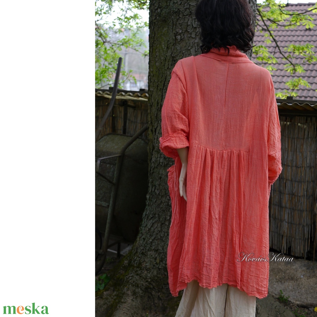 ANTHEA - lagenlook babydoll-ruha / korall - ruha & divat - női ruha - ruha - Meska.hu ANTHEA - lagenlook babydoll-ruha / korall - ruha & divat - női ruha - ruha - Meska.hu