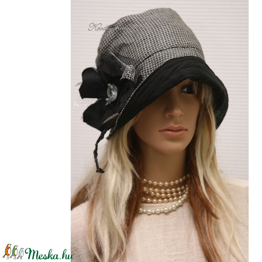 MALINKA cloche - lenszövet flapper kalap - ruha & divat - sál, sapka, kendő - kalap - Meska.hu MALINKA cloche - lenszövet flapper kalap - ruha & divat - sál, sapka, kendő - kalap - Meska.hu