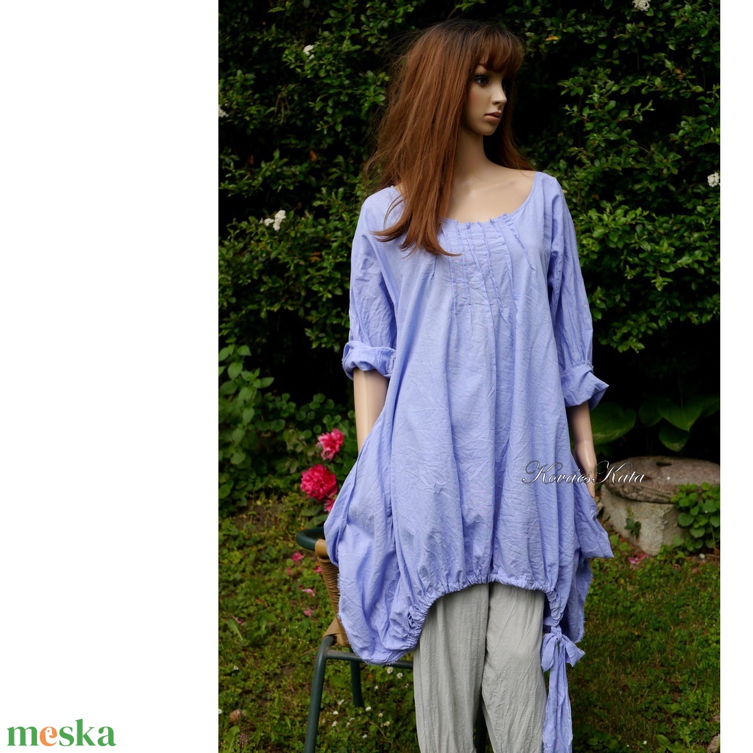 NICOLE/encián - extravagáns lagenlook tunika - ruha & divat - női ruha - tunika - Meska.hu NICOLE/encián - extravagáns lagenlook tunika - ruha & divat - női ruha - tunika - Meska.hu
