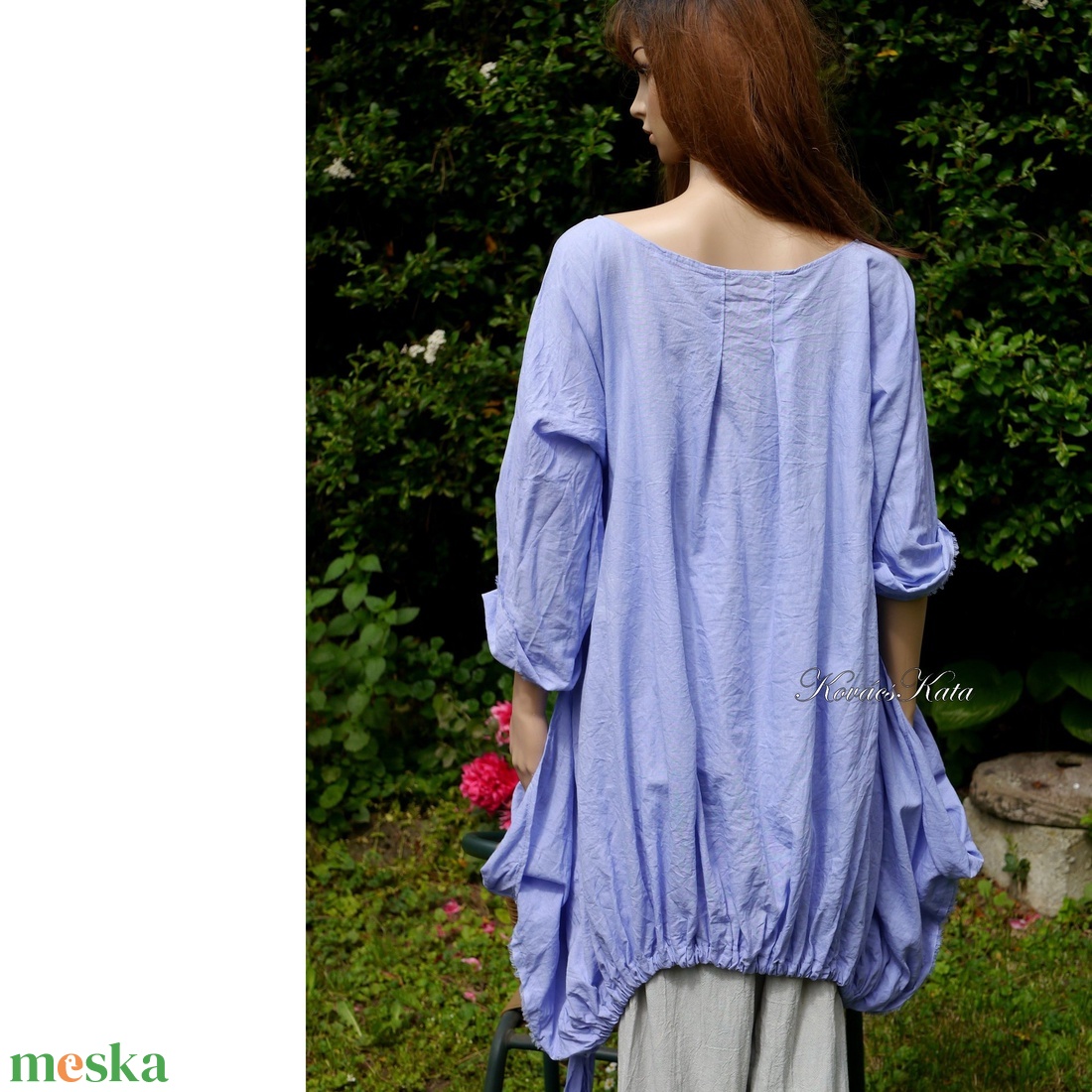NICOLE/encián - extravagáns lagenlook tunika - ruha & divat - női ruha - tunika - Meska.hu NICOLE/encián - extravagáns lagenlook tunika - ruha & divat - női ruha - tunika - Meska.hu