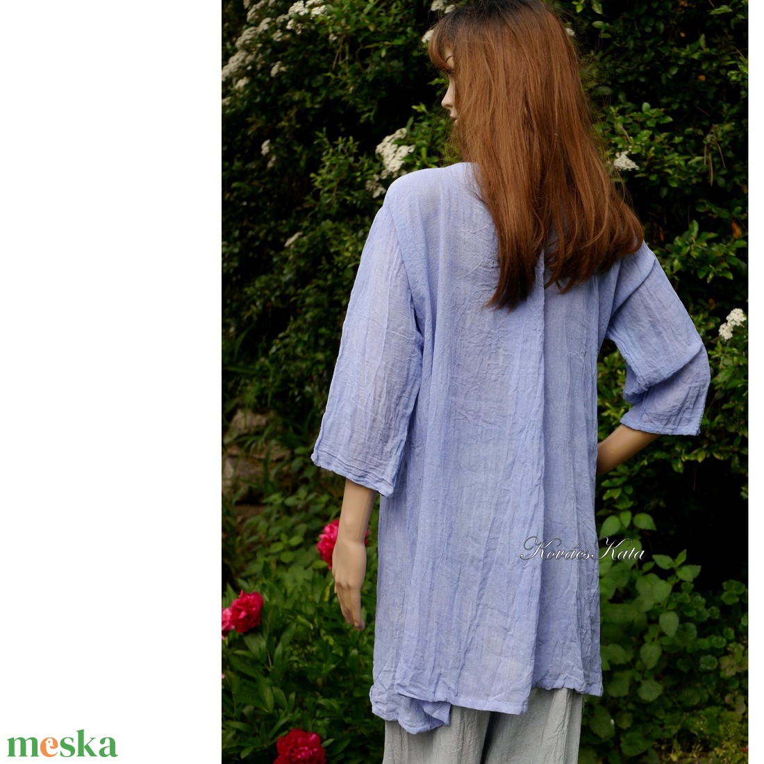 PIKTOR/égkék - lagenlook tunika - ruha & divat - női ruha - tunika - Meska.hu PIKTOR/égkék - lagenlook tunika - ruha & divat - női ruha - tunika - Meska.hu